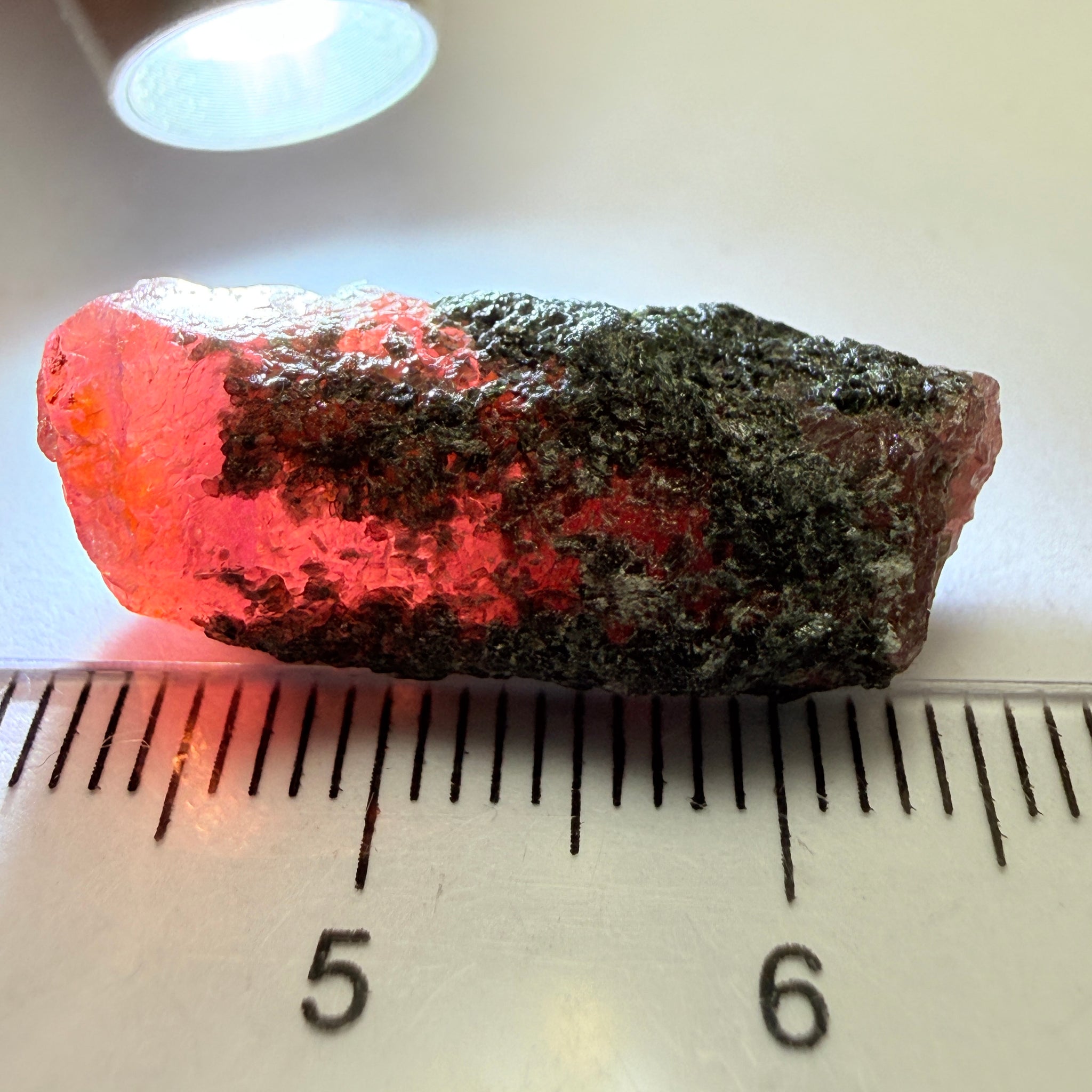 Winza Sapphire Crystal, 27.31ct, Tanzania, Untreated Unheated, gemmy crystal, great for faceting or cabbing/carving, or as a specimen