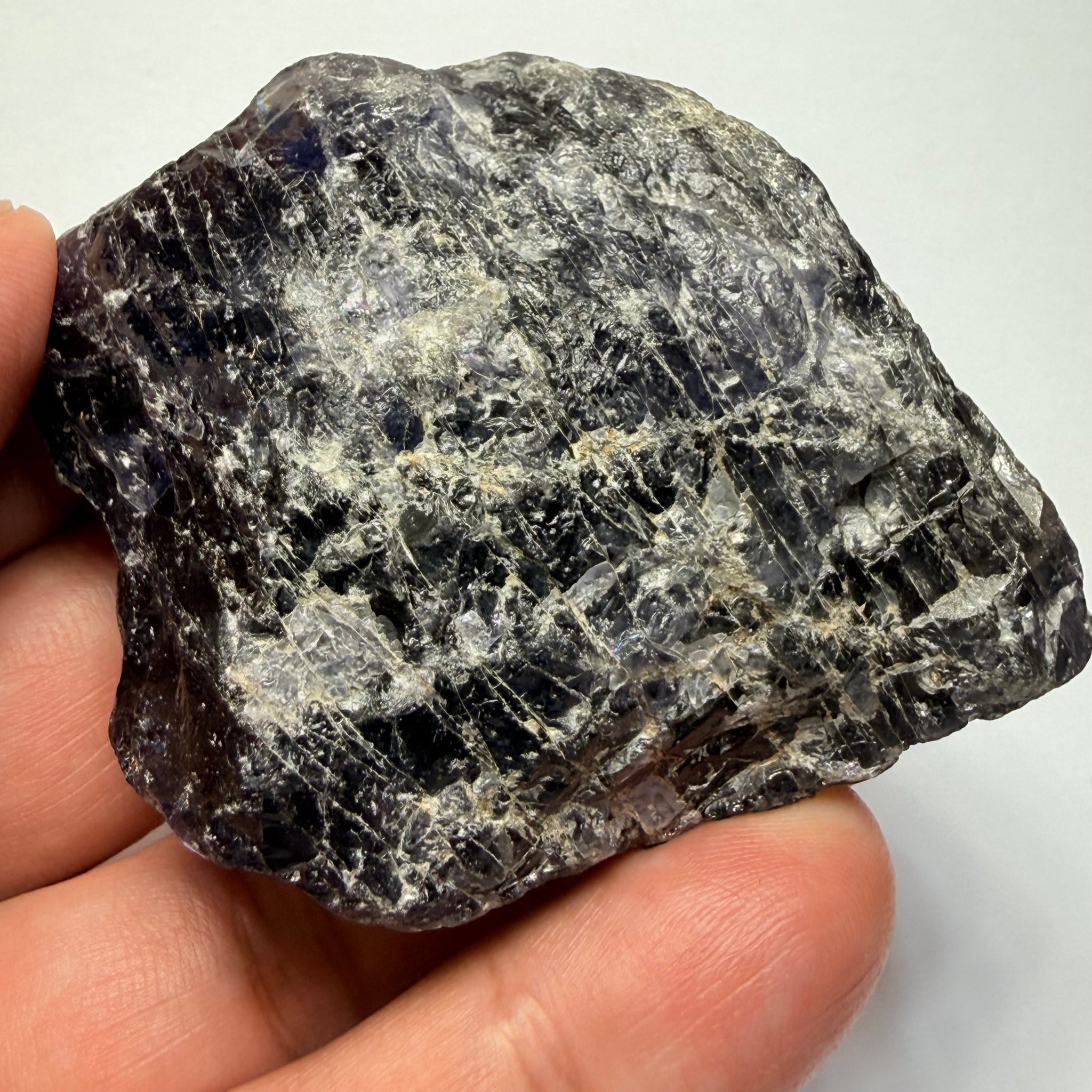 Iolite Specimen, 600.50ct / 120.10gm, Babati, Tanzania, Untreated Unheated, leave as a specimen or break it up for rough, see backlit