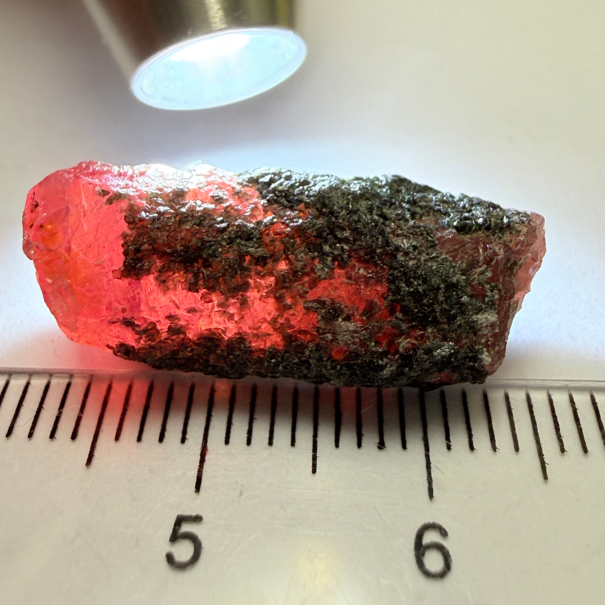 Winza Sapphire Crystal, 27.31ct, Tanzania, Untreated Unheated, gemmy crystal, great for faceting or cabbing/carving, or as a specimen