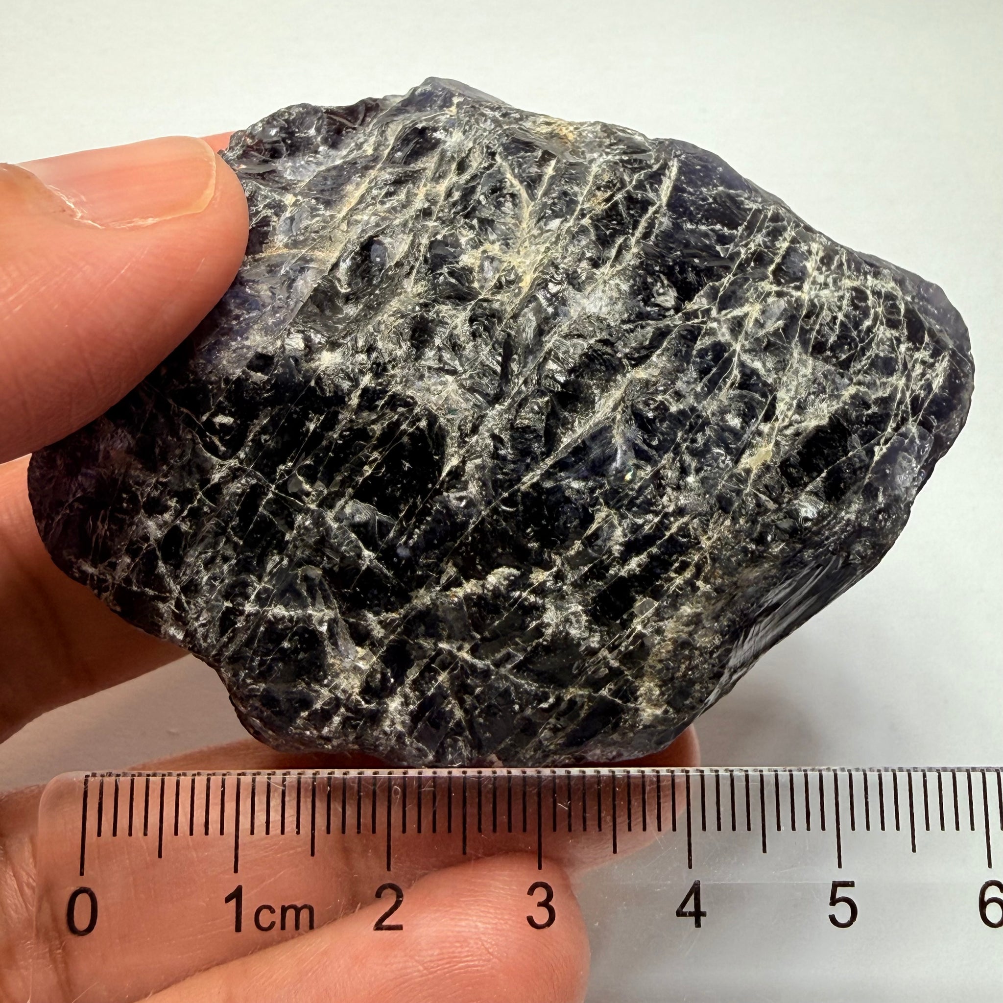 Iolite Specimen, 600.50ct / 120.10gm, Babati, Tanzania, Untreated Unheated, leave as a specimen or break it up for rough, see backlit