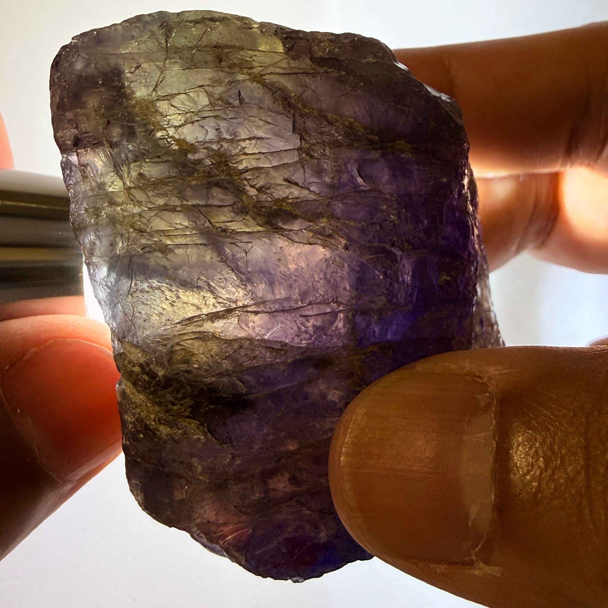 Iolite Specimen, 600.50ct / 120.10gm, Babati, Tanzania, Untreated Unheated, leave as a specimen or break it up for rough, see backlit