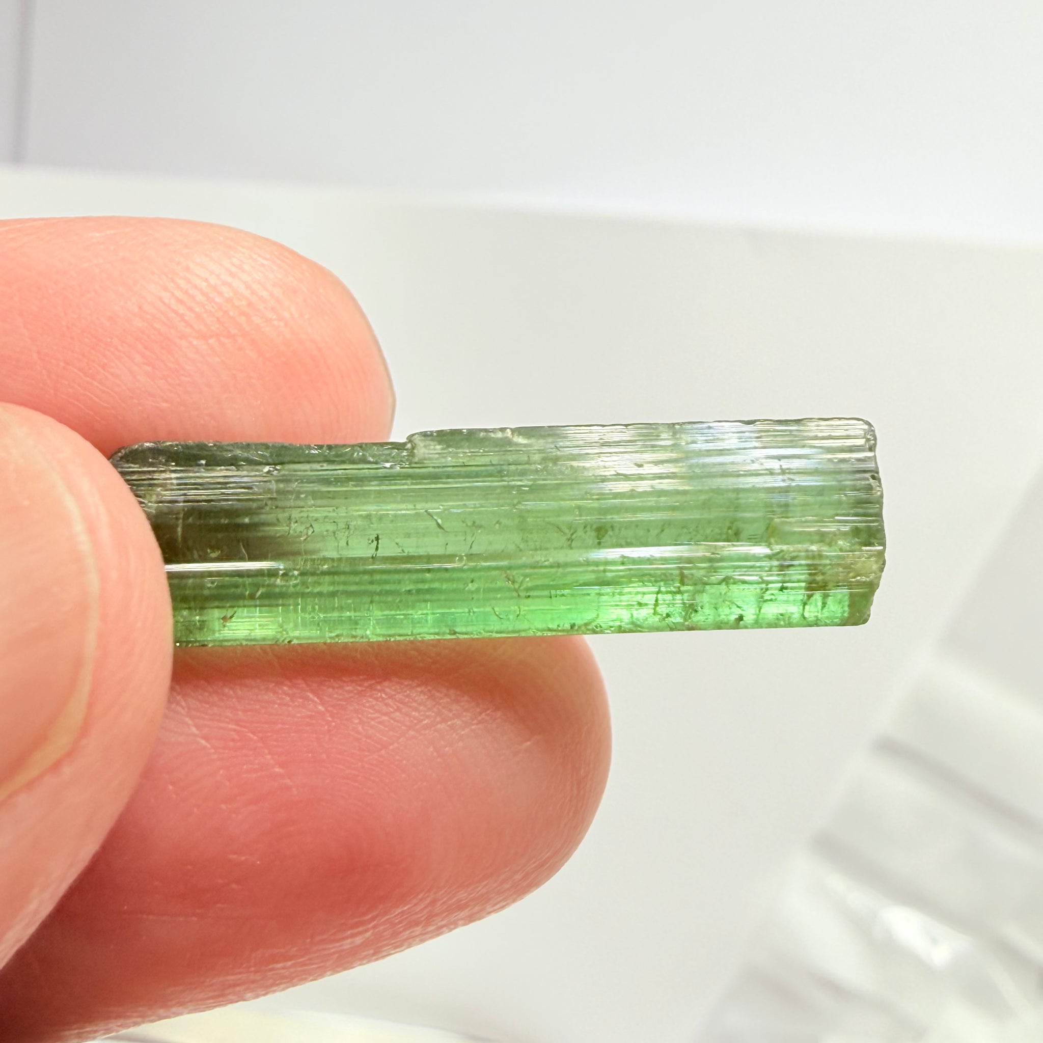 Congo Tourmaline, 14.88ct, Untreated Unheated, si, cut with inclusions