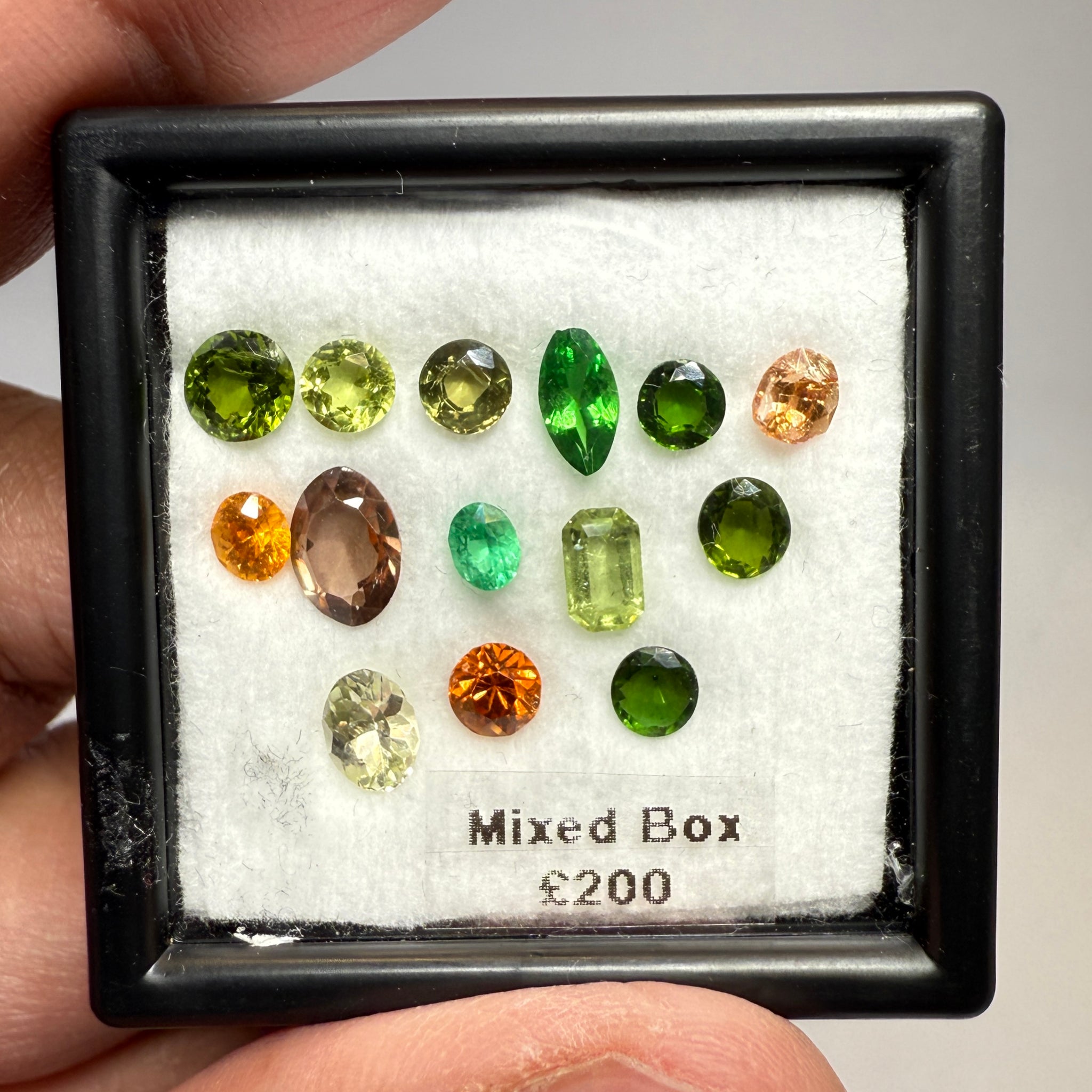 Mixed box, all Untreated Unheated stones from Tanzania.