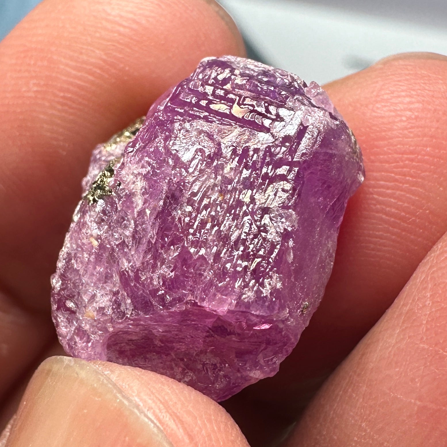 39.66ct Sapphire Crystal Specimen/Cabbing grade rough, Morogoro, Tanzania, Untreated Unheated.