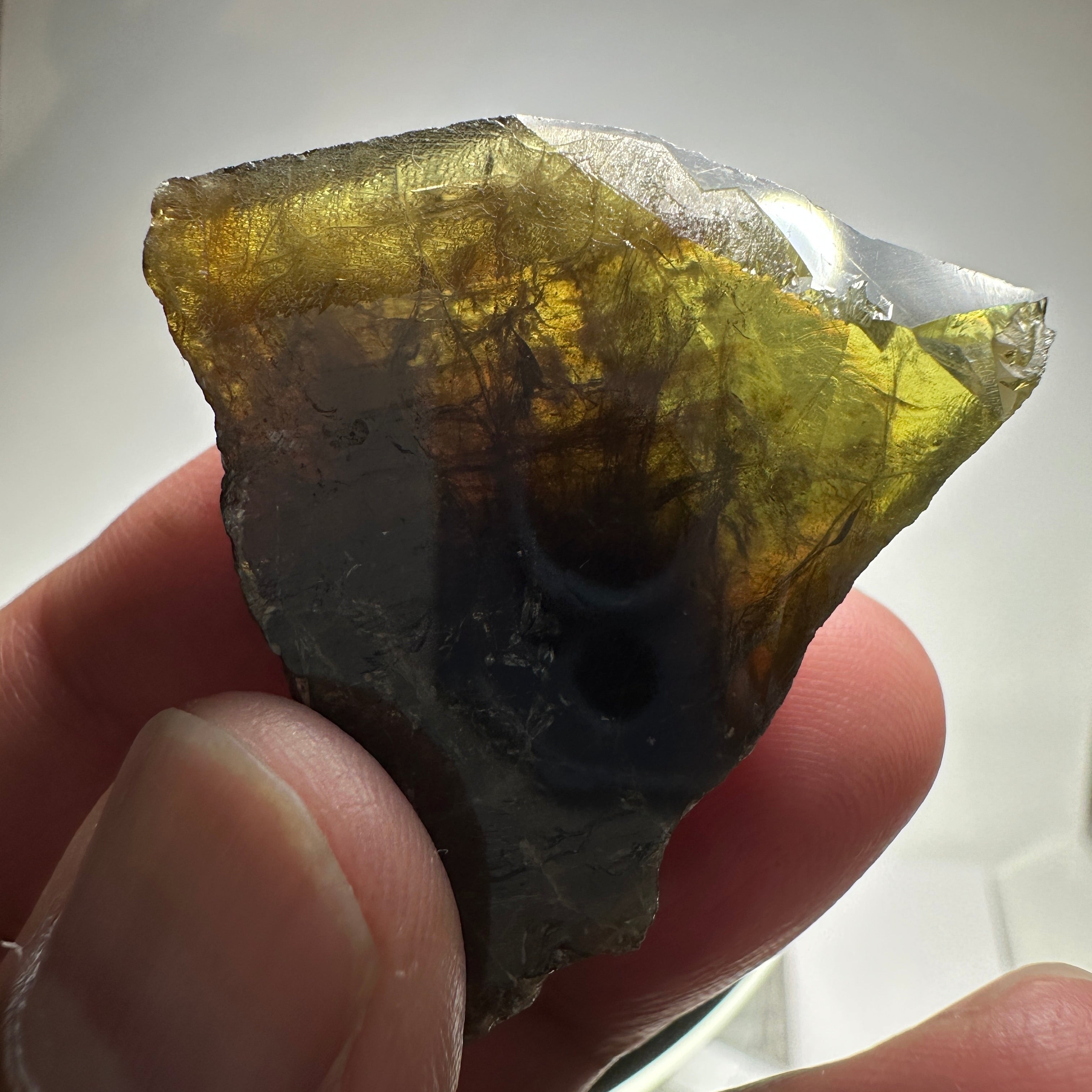 20.40gm Chrome Sphene Crystal, Tanzania, Untreated Unheated
