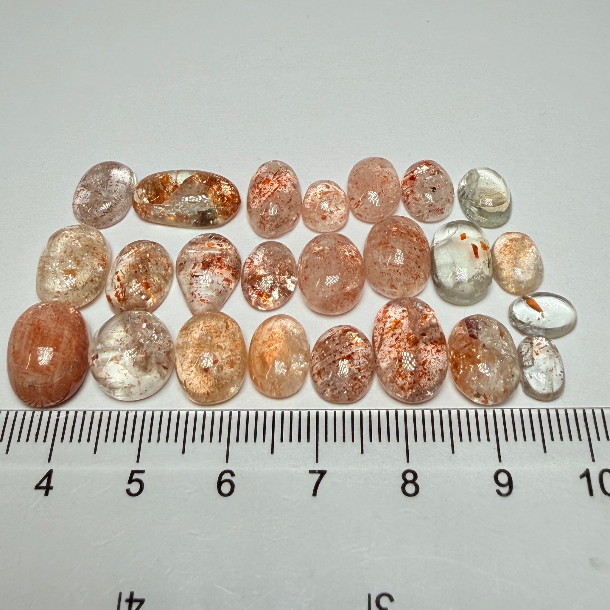 Confetti Sunstone Wholesale Lot, Tanzania. 72.63ct, Untreated Unheated