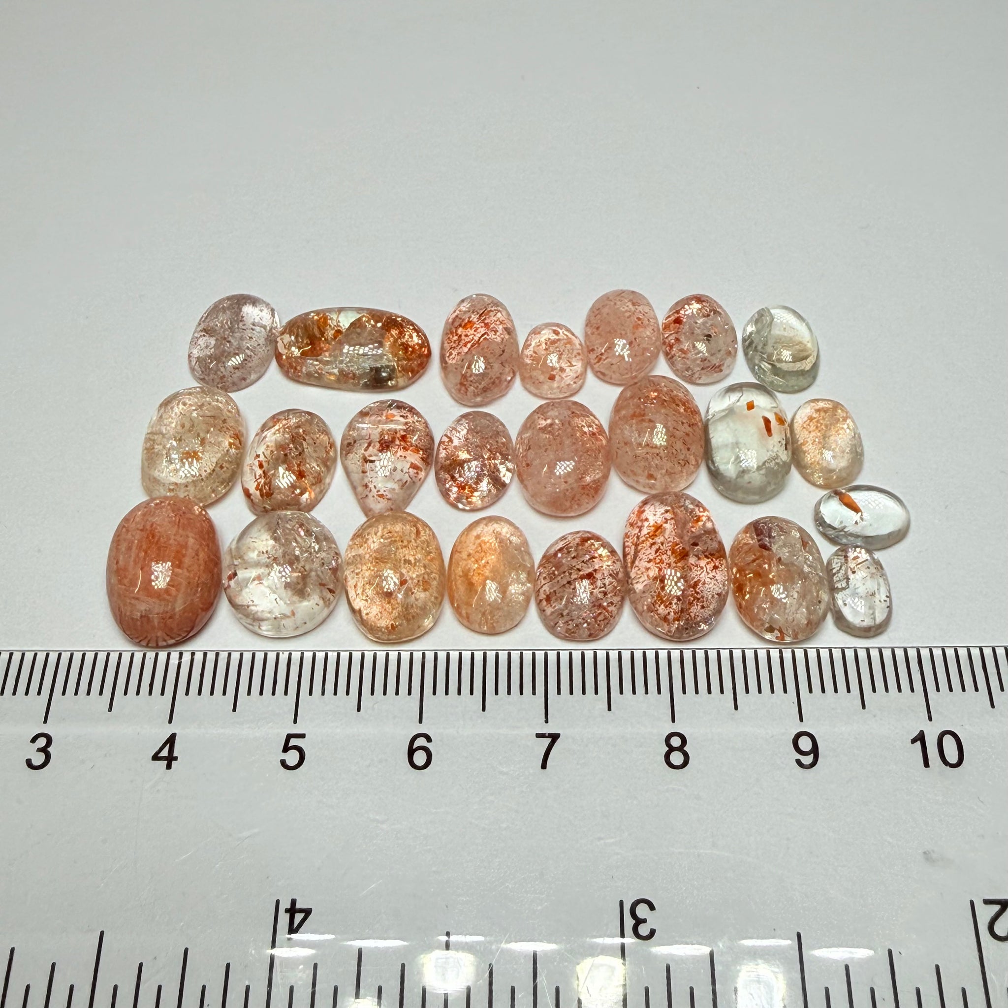 Confetti Sunstone Wholesale Lot, Tanzania. 72.63ct, Untreated Unheated