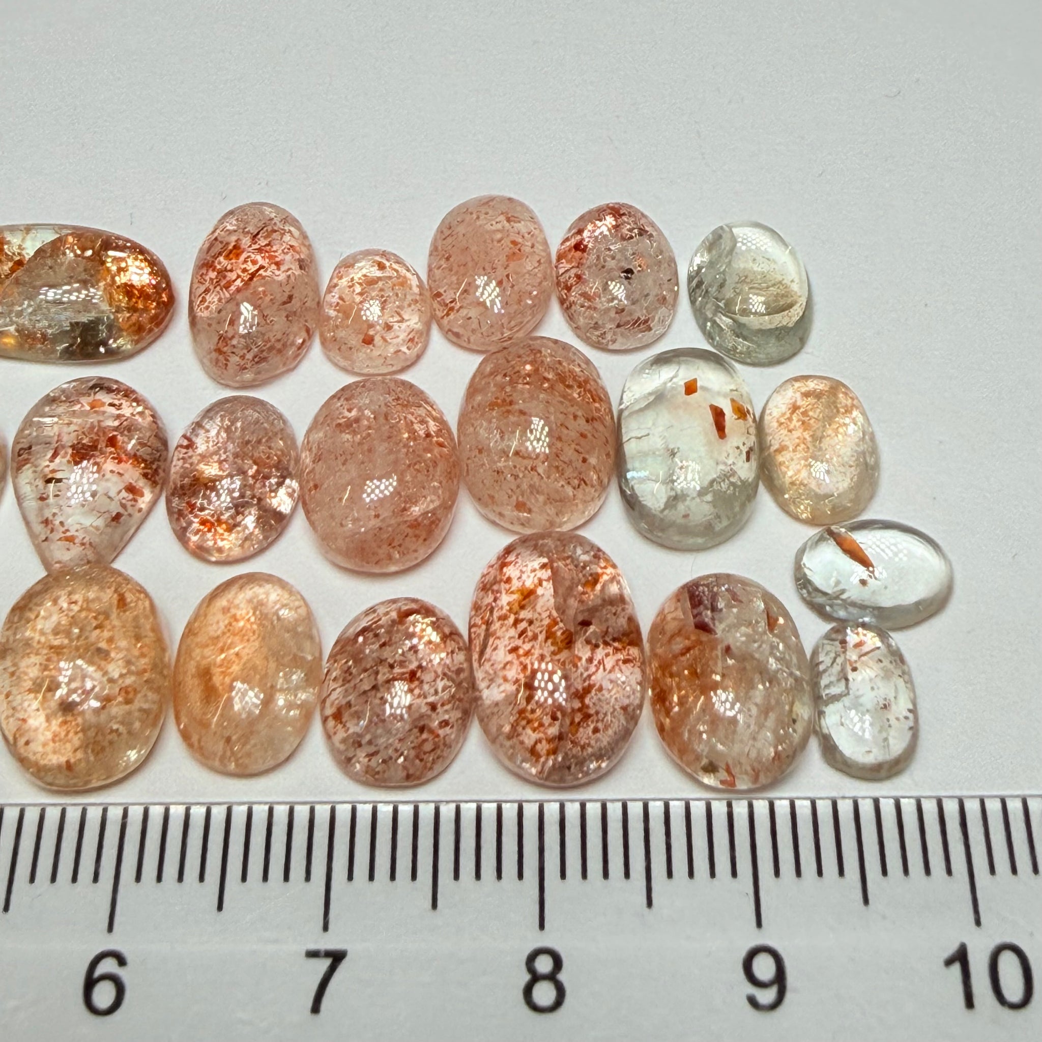 Confetti Sunstone Wholesale Lot, Tanzania. 72.63ct, Untreated Unheated
