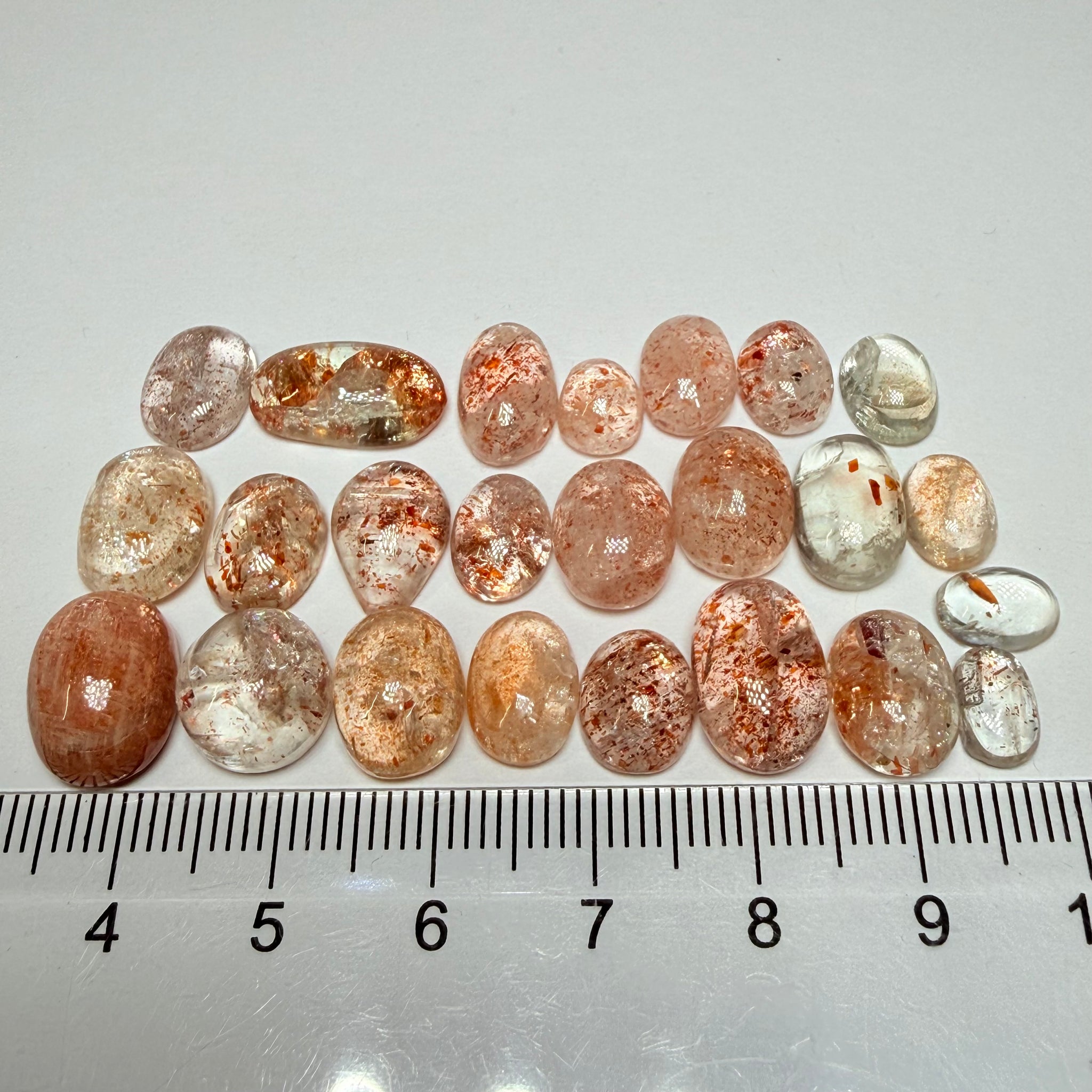 Confetti Sunstone Wholesale Lot, Tanzania. 72.63ct, Untreated Unheated