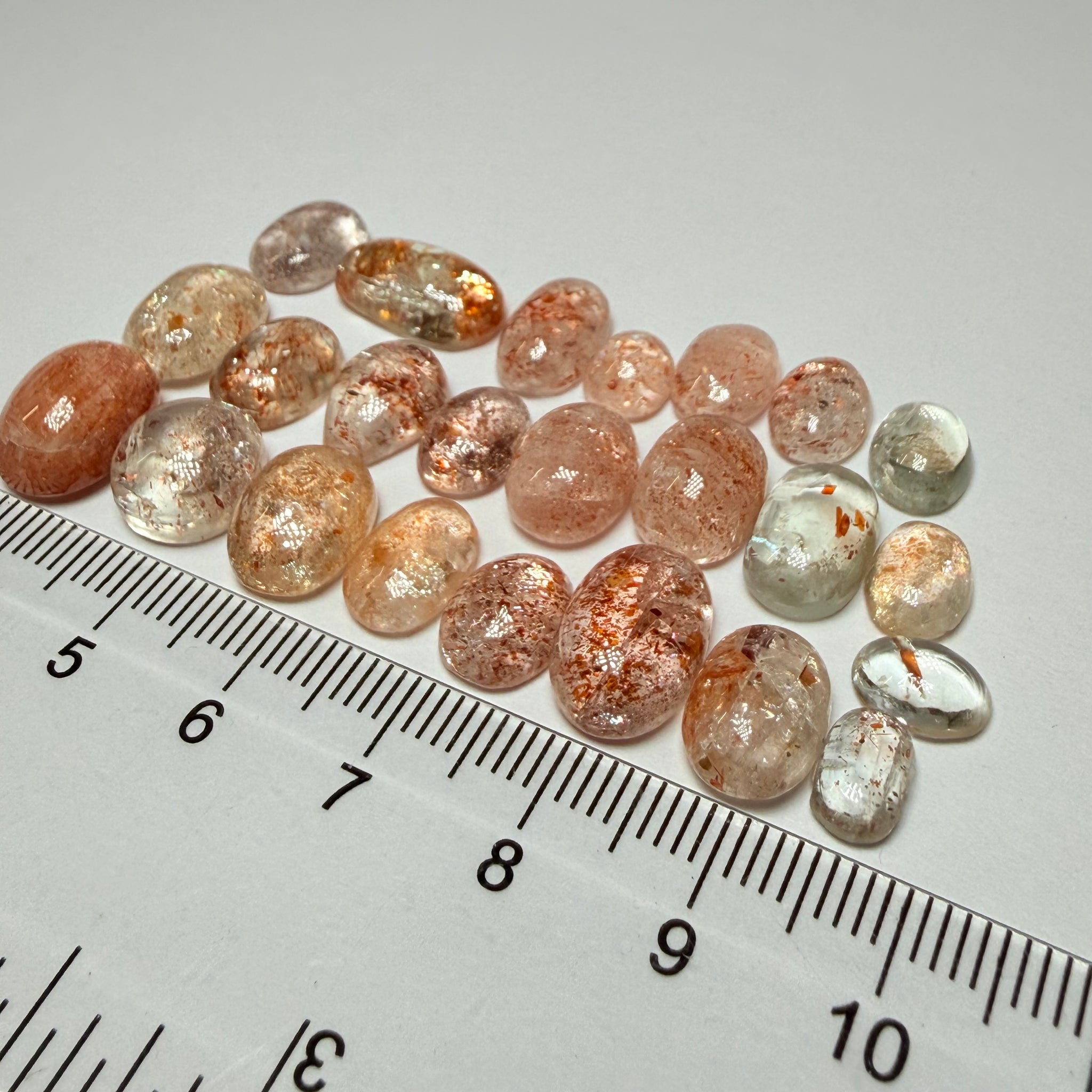 Confetti Sunstone Wholesale Lot, Tanzania. 72.63ct, Untreated Unheated