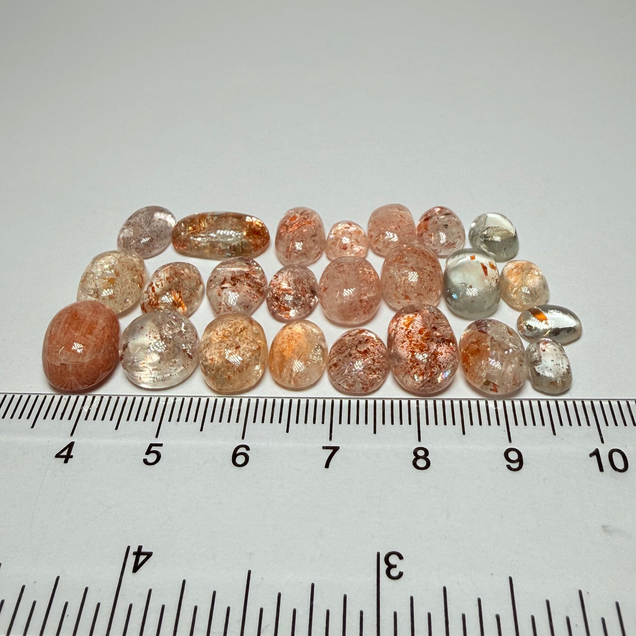 Confetti Sunstone Wholesale Lot, Tanzania. 72.63ct, Untreated Unheated