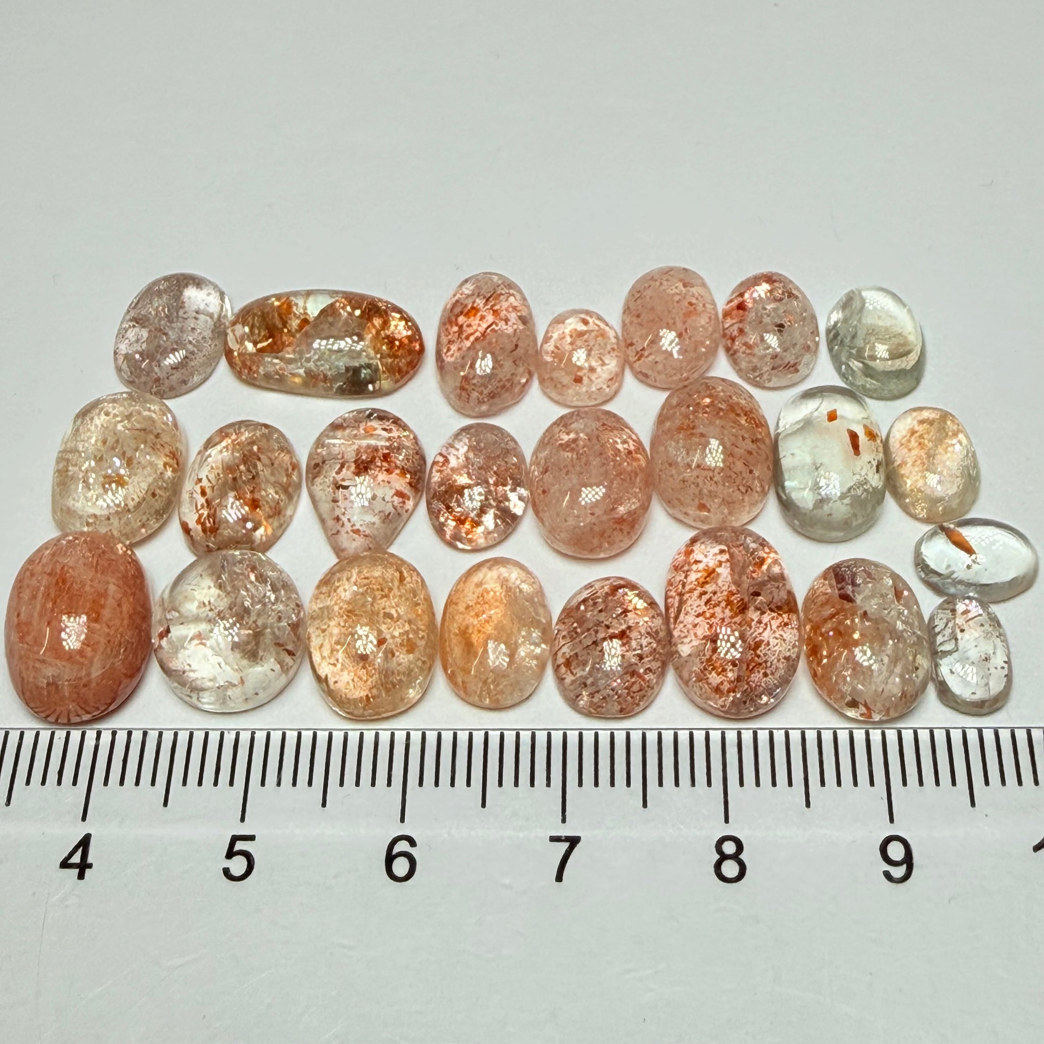 Confetti Sunstone Wholesale Lot, Tanzania. 72.63ct, Untreated Unheated