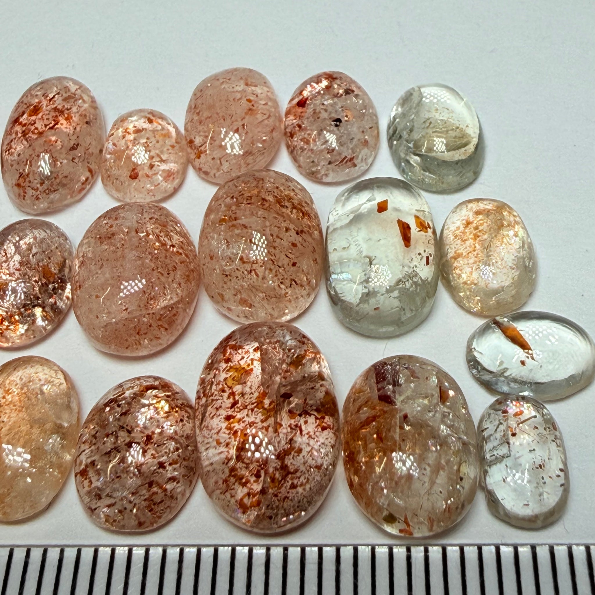 Confetti Sunstone Wholesale Lot, Tanzania. 72.63ct, Untreated Unheated