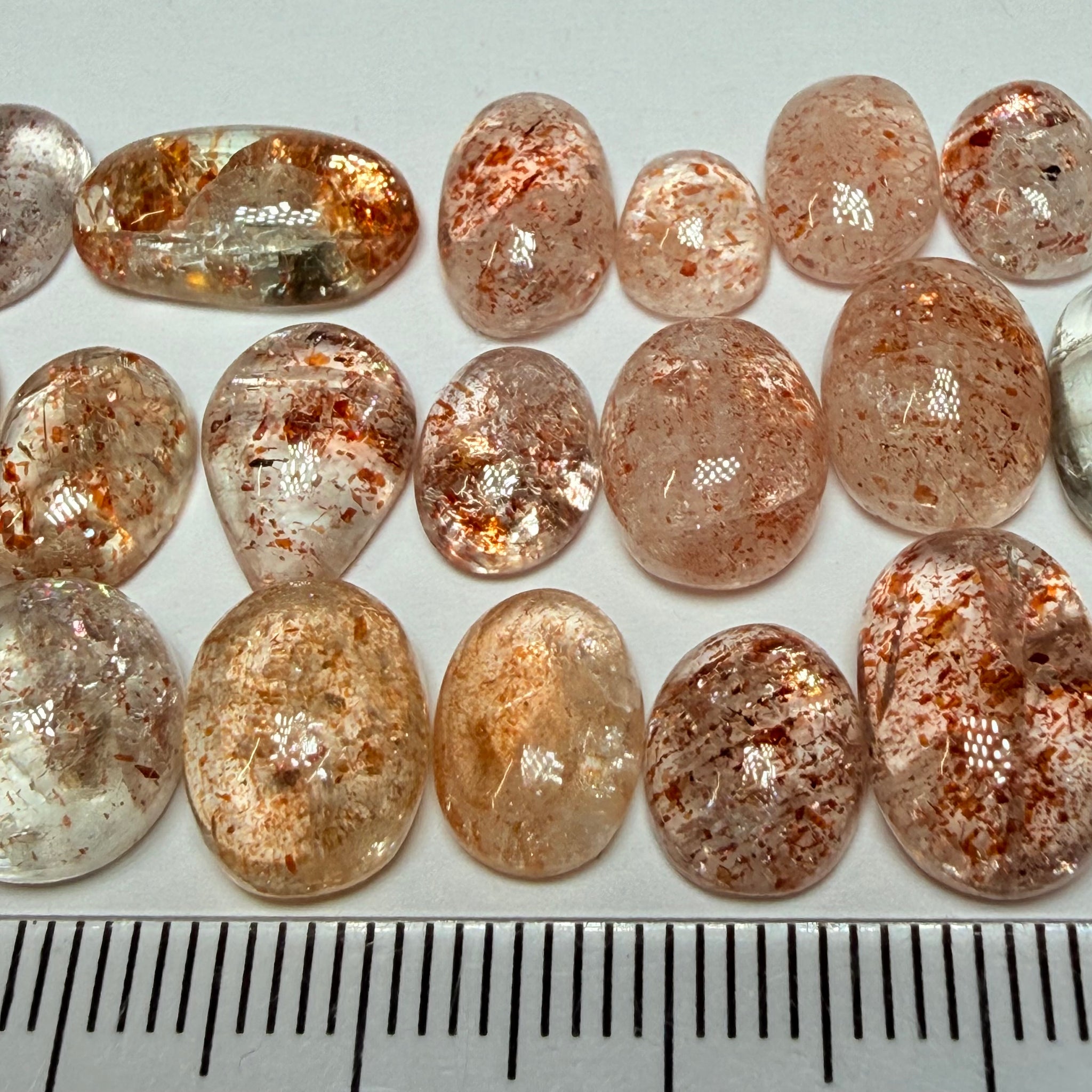 Confetti Sunstone Wholesale Lot, Tanzania. 72.63ct, Untreated Unheated