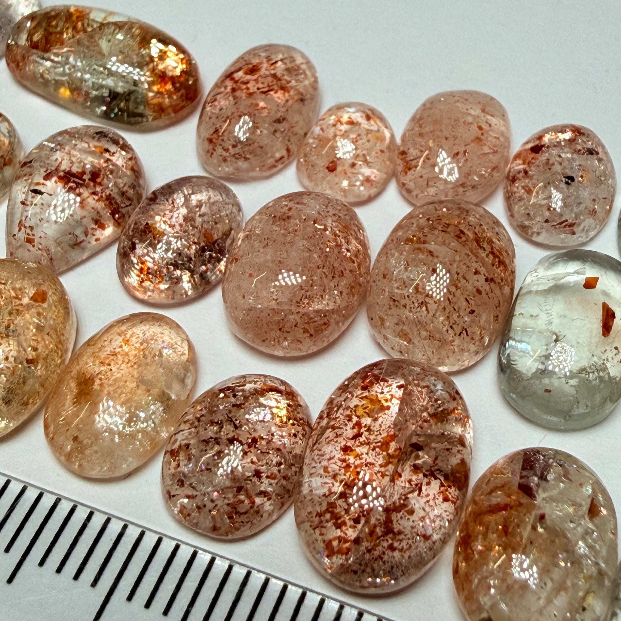 Confetti Sunstone Wholesale Lot, Tanzania. 72.63ct, Untreated Unheated