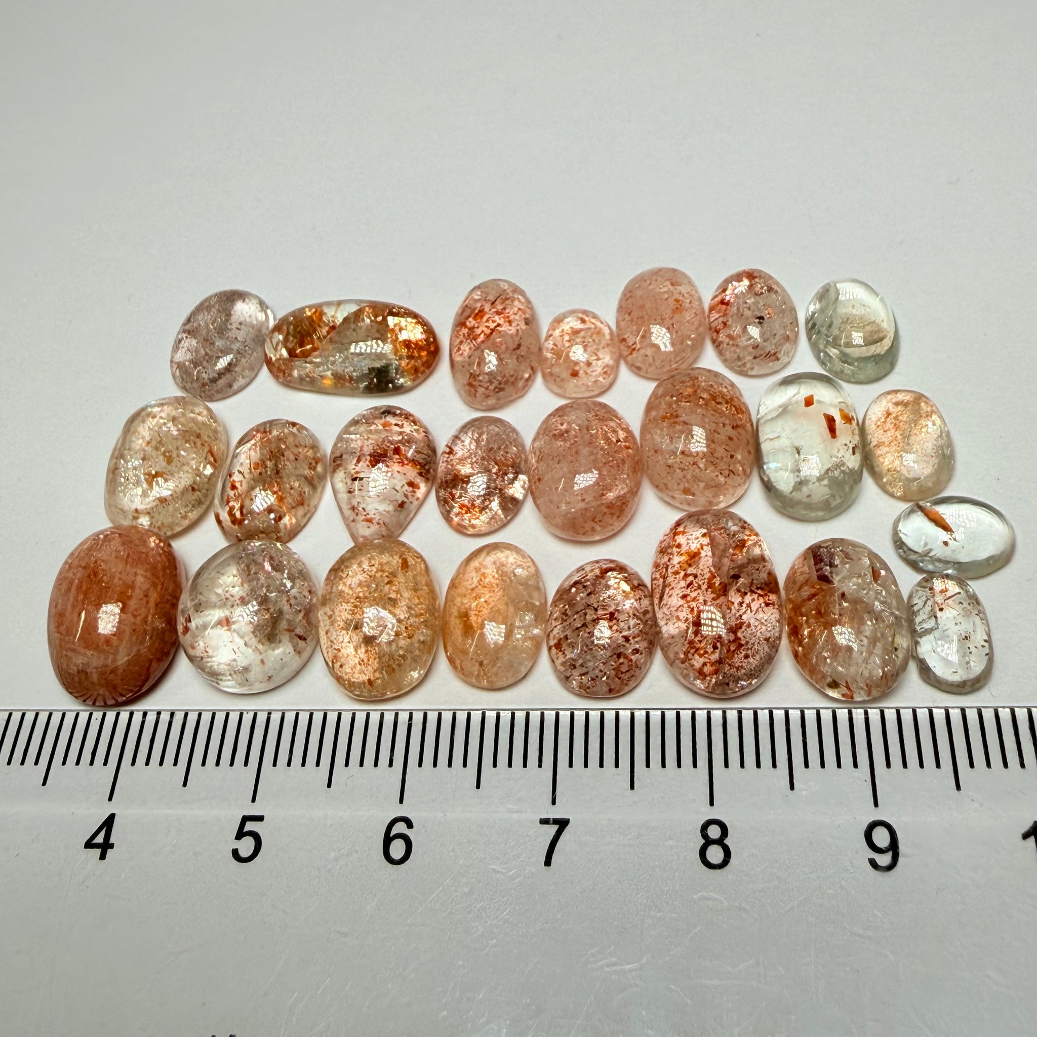 Confetti Sunstone Wholesale Lot, Tanzania. 72.63ct, Untreated Unheated