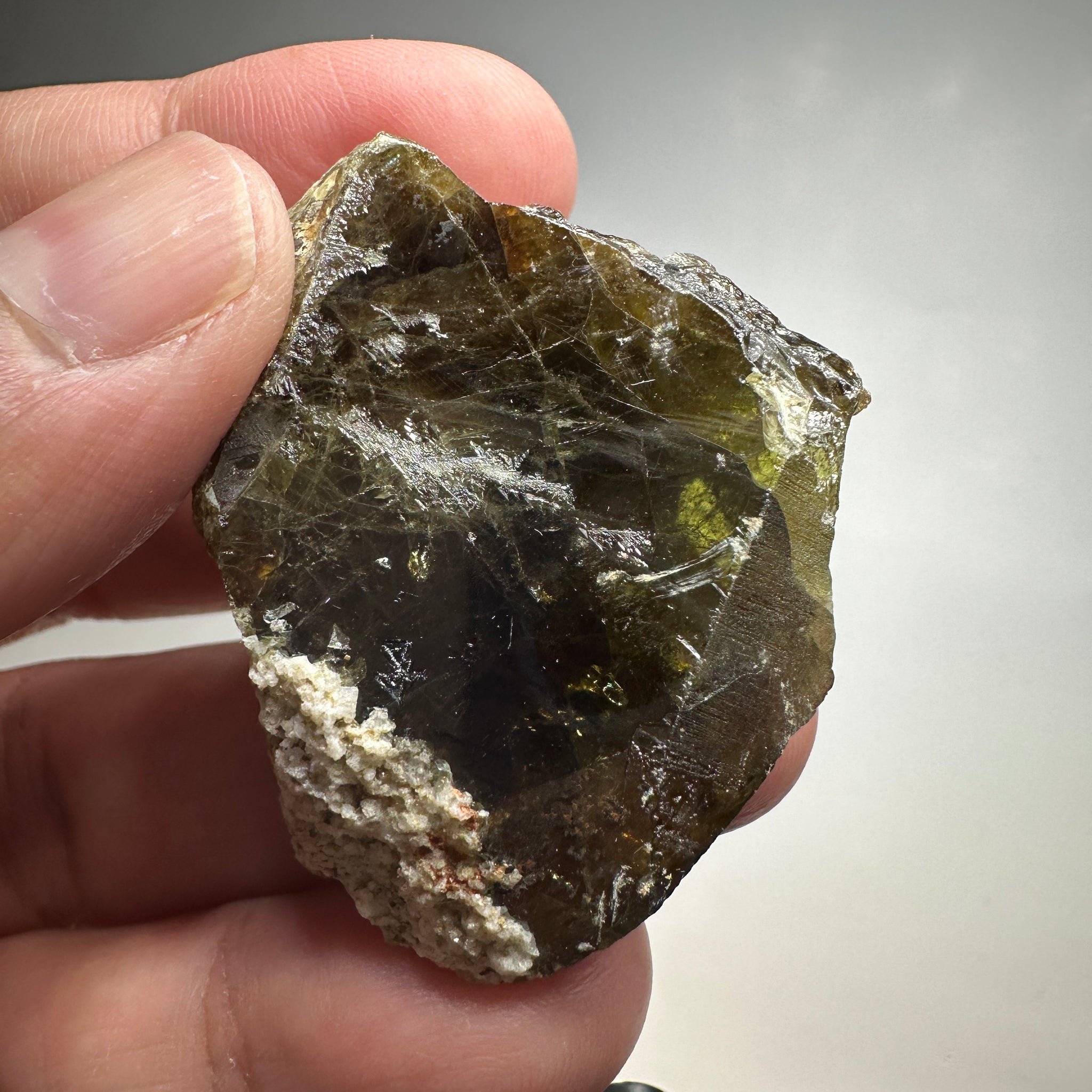 Chrome Sphene Crystal, 37.50gm, Tanzania, Untreated Unheated