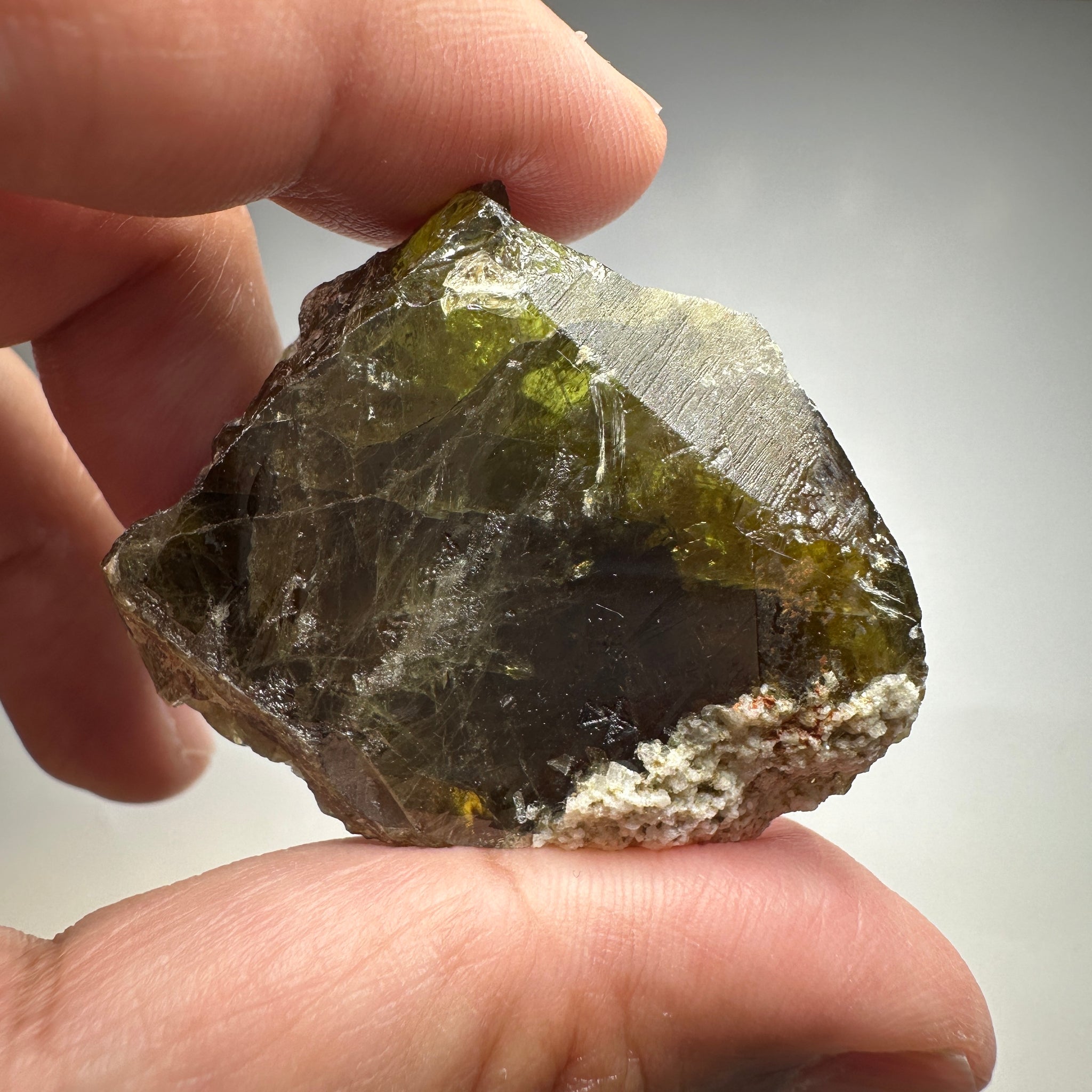 Chrome Sphene Crystal, 37.50gm, Tanzania, Untreated Unheated