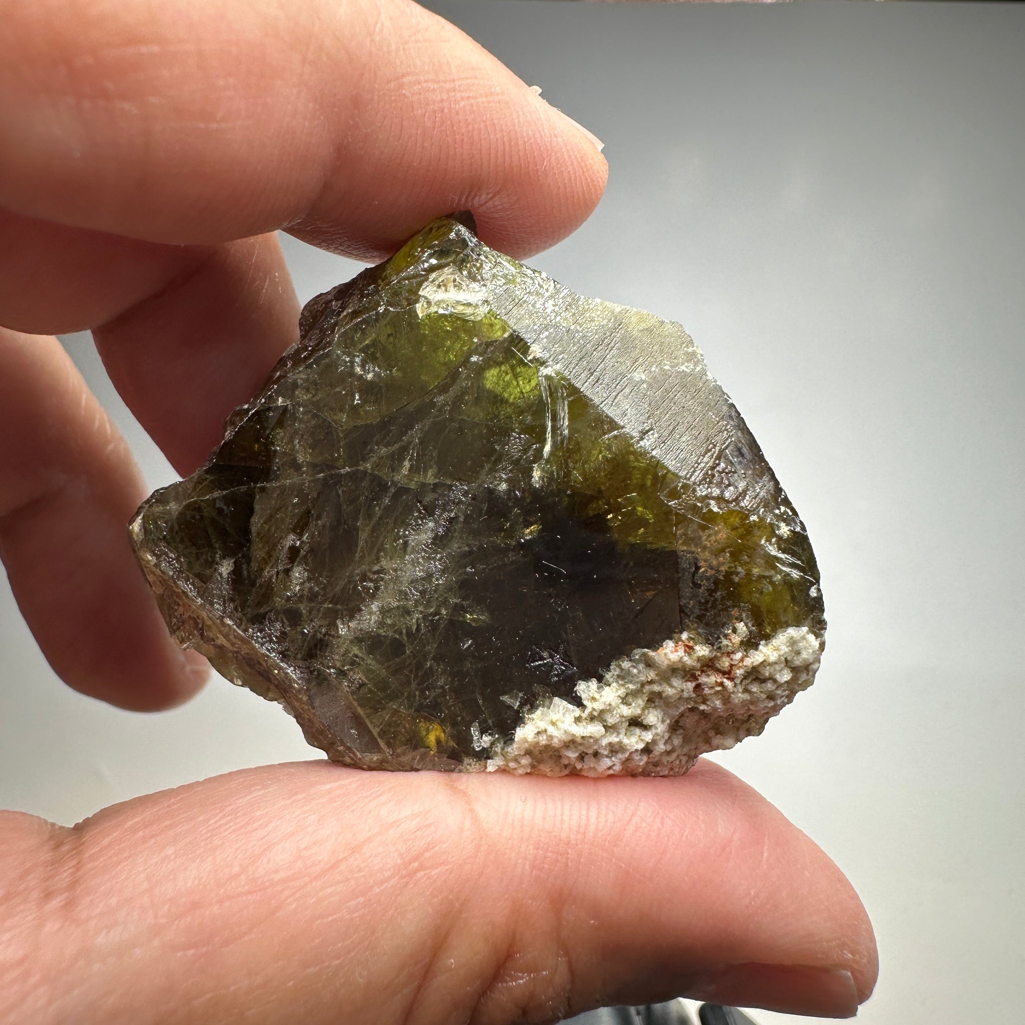 Chrome Sphene Crystal, 37.50gm, Tanzania, Untreated Unheated