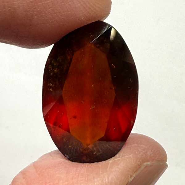 Hessonite Garnet, 20.13ct, Tanzania, Untreated Unheated.