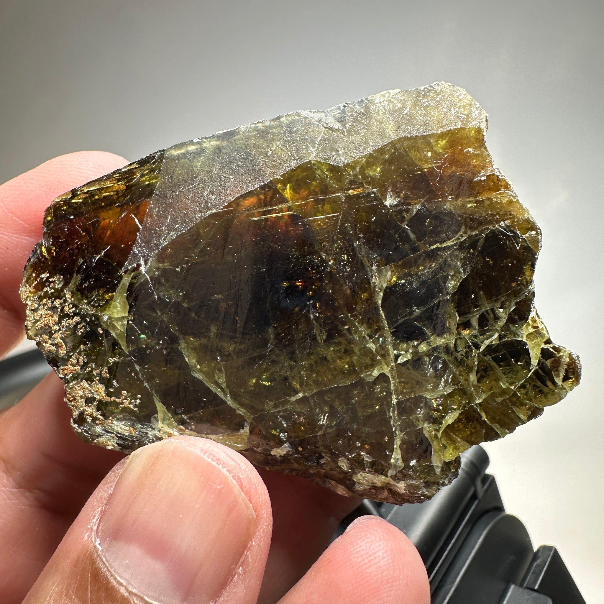 Chrome Sphene Crystal, 96.20gm, Tanzania, Untreated Unheated