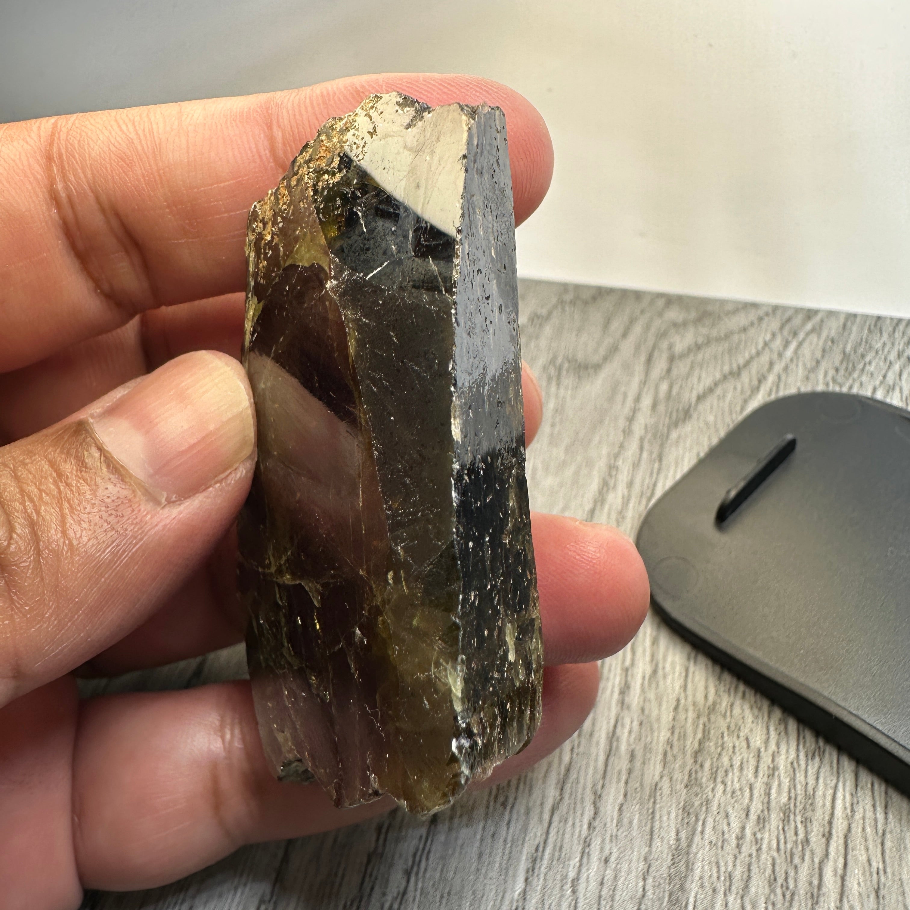 96.20gm Chrome Sphene Crystal, Tanzania, Untreated Unheated