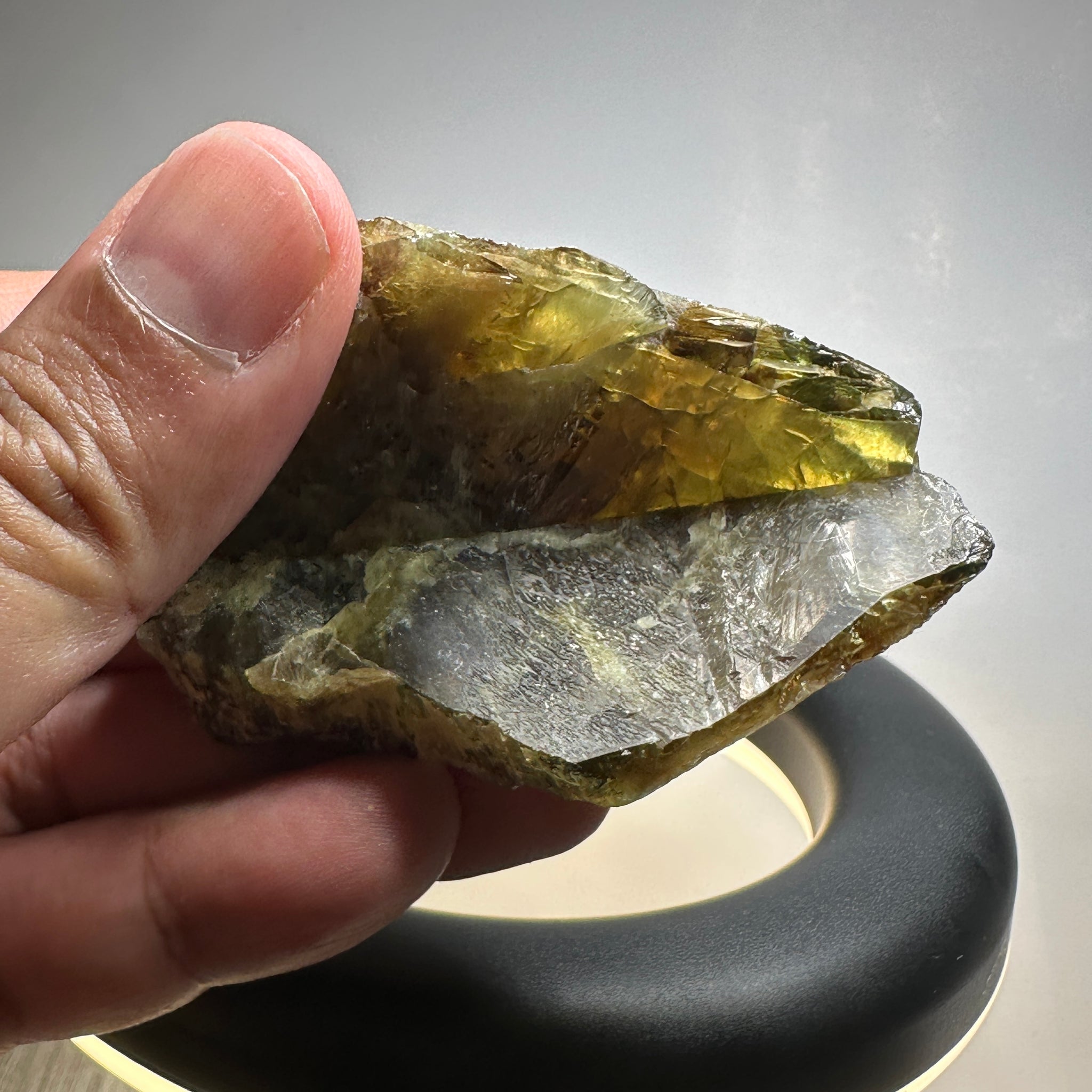 Chrome Sphene Crystal, 83.80gm, Tanzania, Untreated Unheated