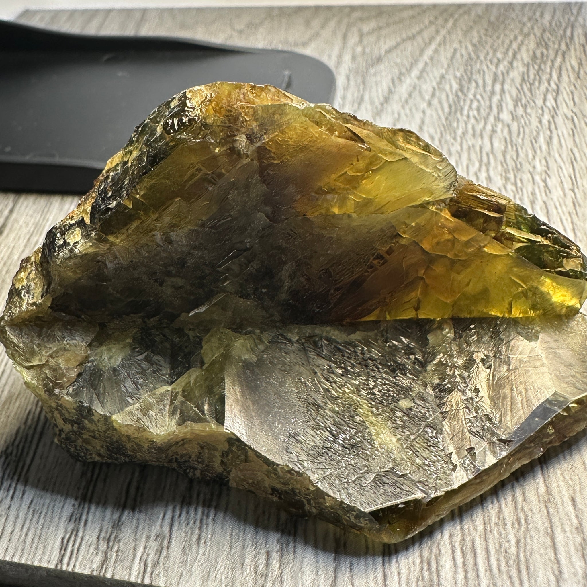 Chrome Sphene Crystal, 83.80gm, Tanzania, Untreated Unheated
