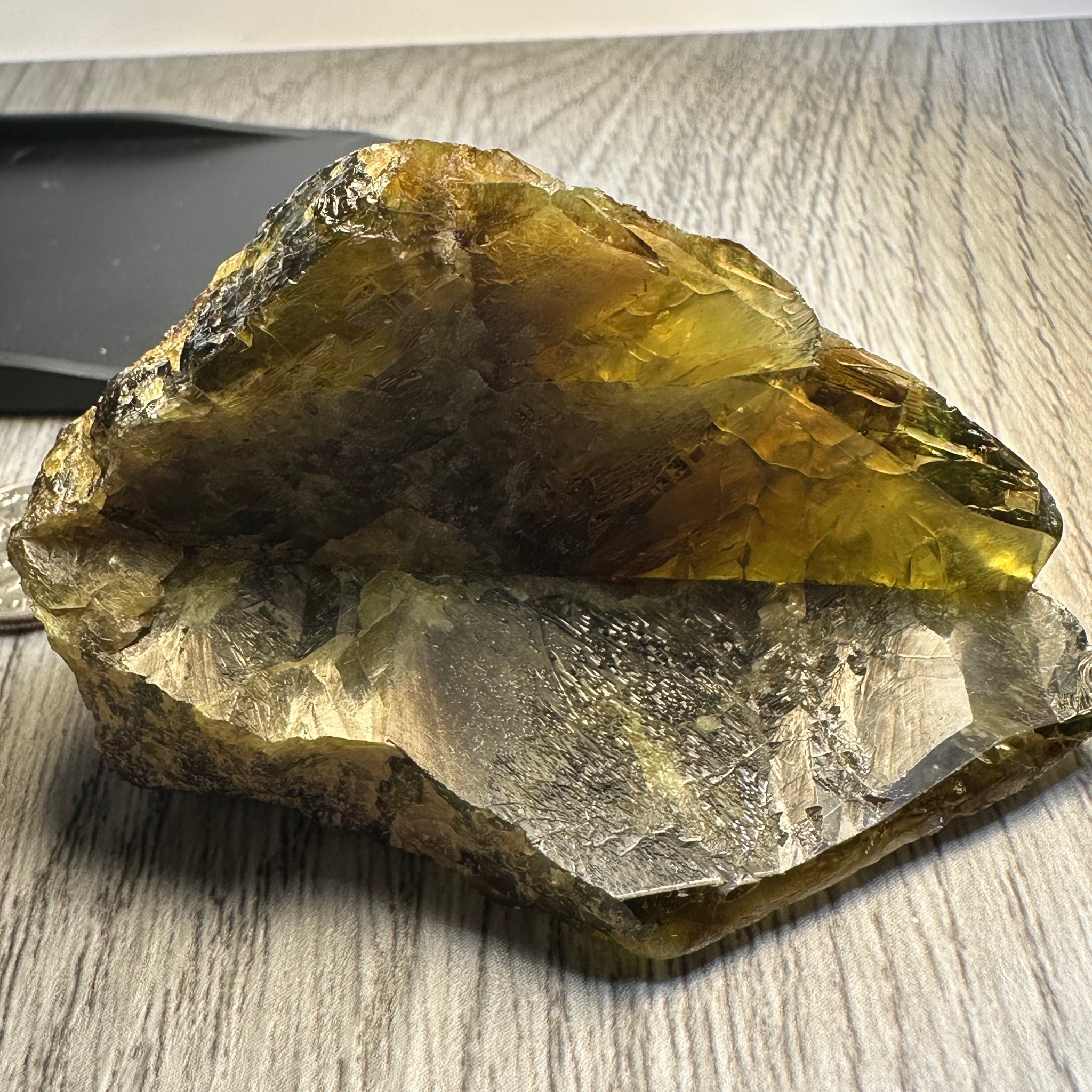 Chrome Sphene Crystal, 83.80gm, Tanzania, Untreated Unheated
