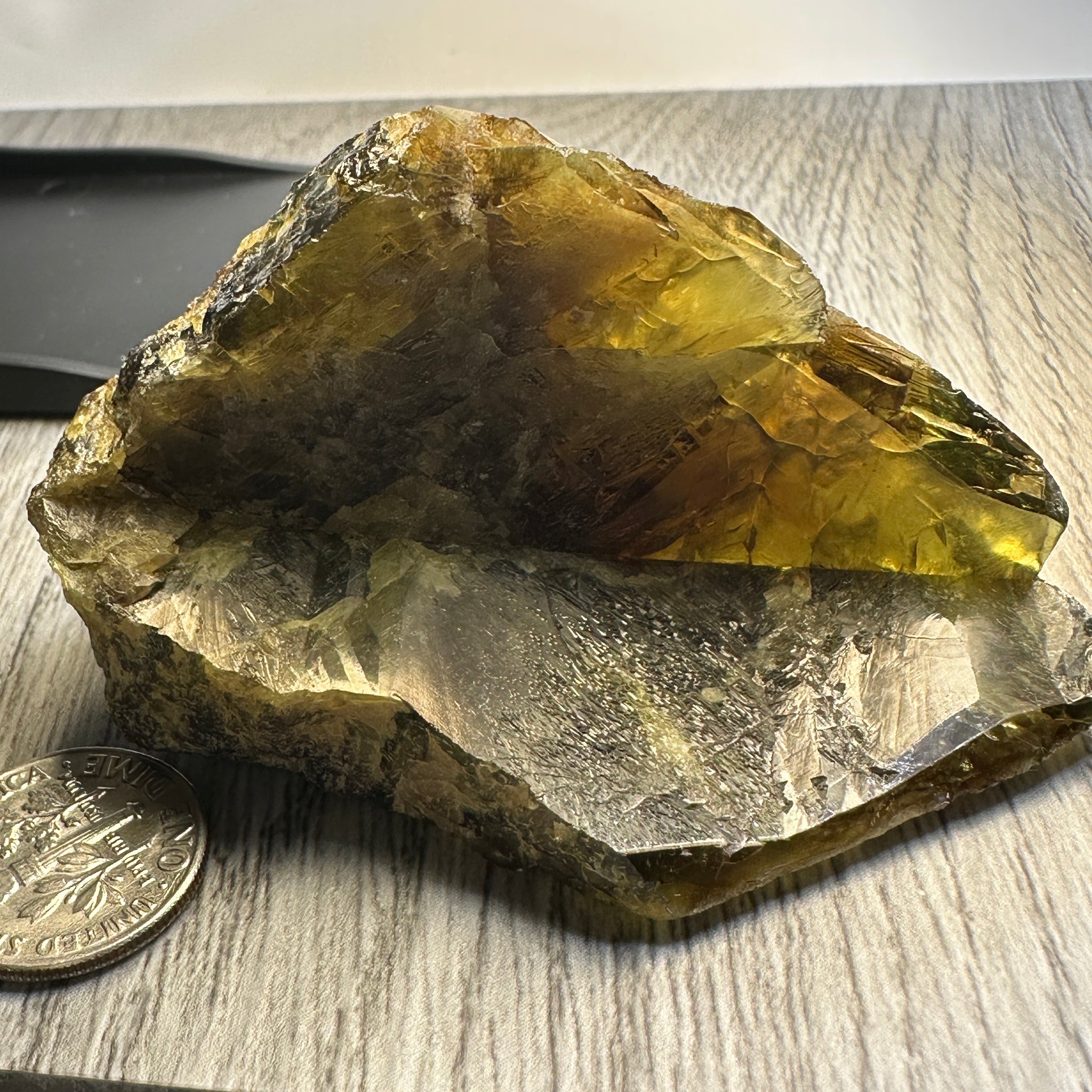 Chrome Sphene Crystal, 83.80gm, Tanzania, Untreated Unheated