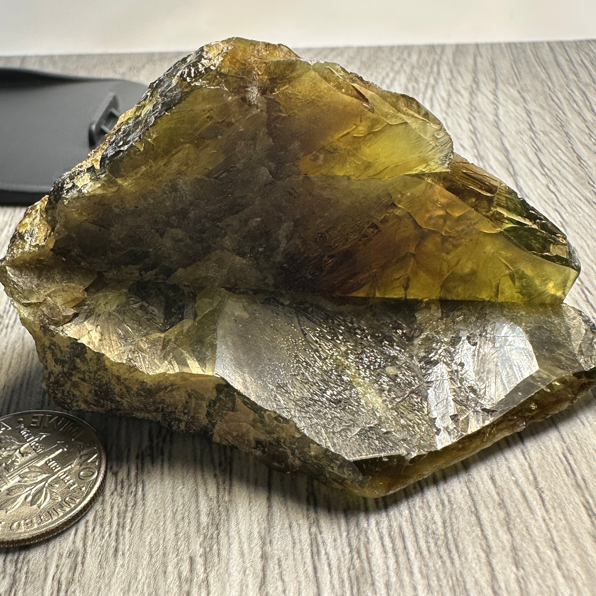 Chrome Sphene Crystal, 83.80gm, Tanzania, Untreated Unheated