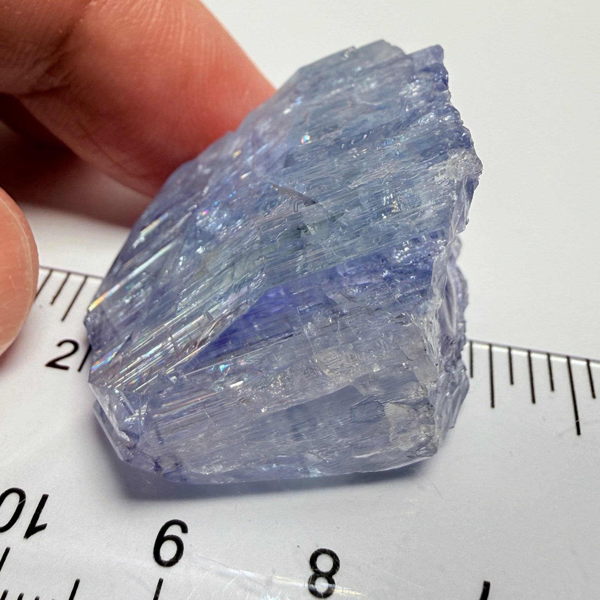 Tanzanite Crystal, 162.28ct, Merelani, Tanzania, Gently Heated and repaired
