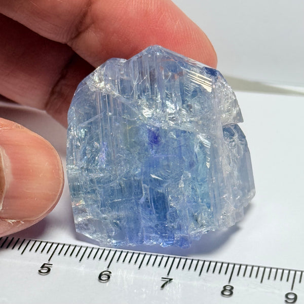 Tanzanite Crystal, 162.28ct, Merelani, Tanzania, Gently Heated and repaired