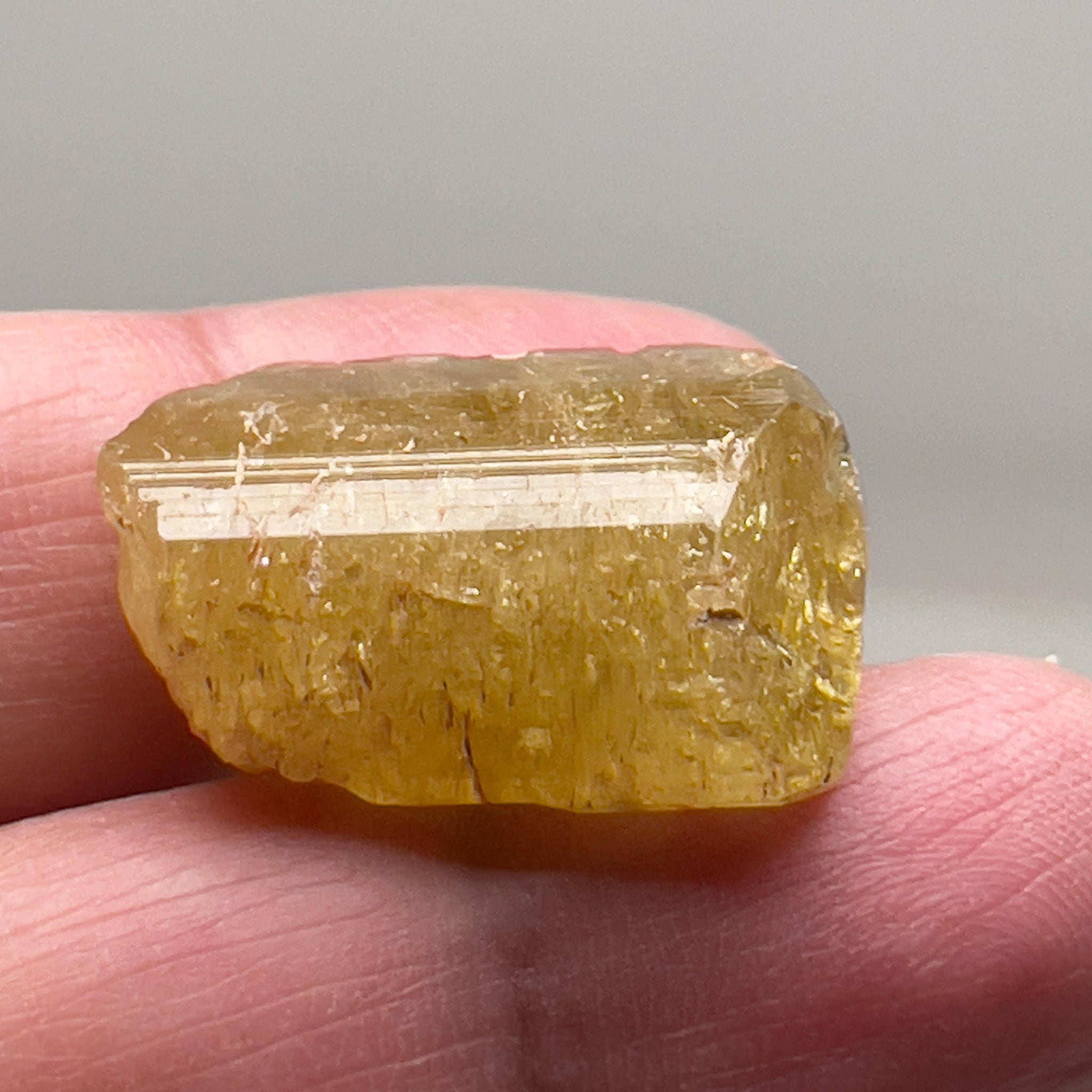 45.60Ct Tourmaline Crystal. Tanzania. Untreated Unheated.