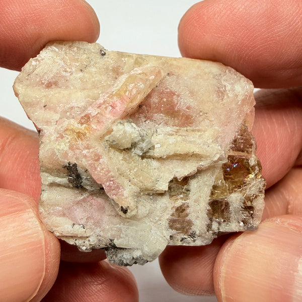 Pink Tanzanite Crystal Specimen, 139.66ct, Merelani, Tanzania. Unheated Unheated