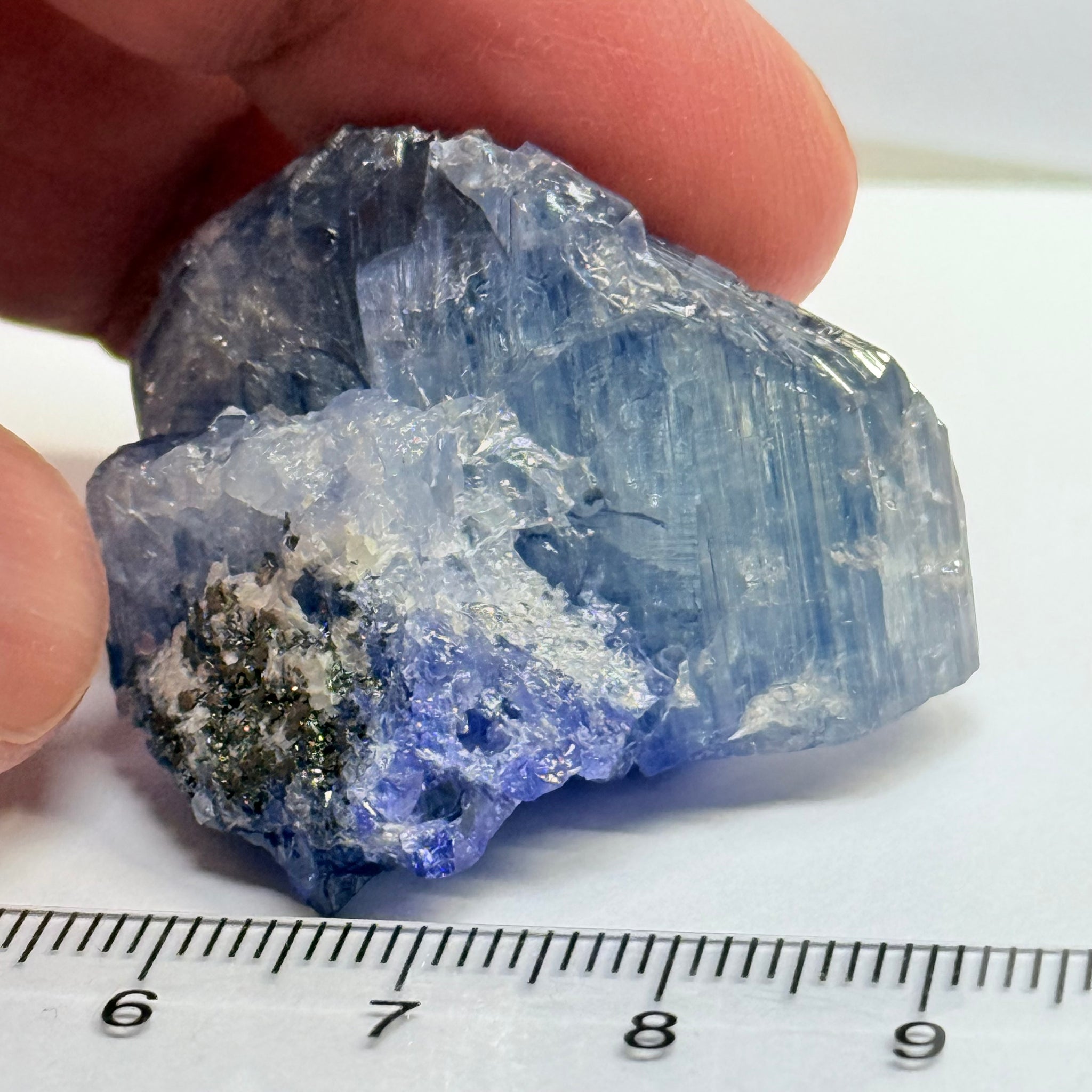 Tanzanite Crystal, 155.97ct, Merelani, Tanzania, Gently Heated