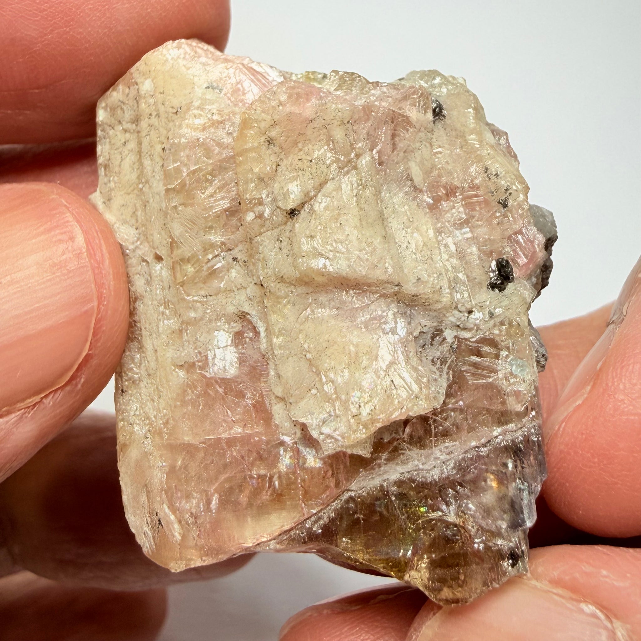 Pink Tanzanite Crystal Specimen, 139.66ct, Merelani, Tanzania. Unheated Unheated