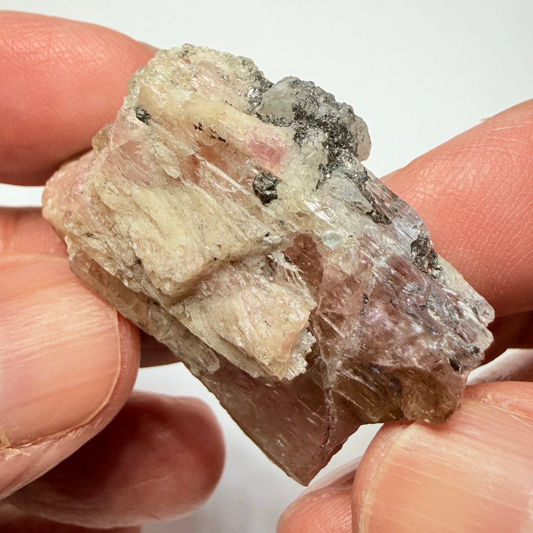 Pink Tanzanite Crystal Specimen, 139.66ct, Merelani, Tanzania. Unheated Unheated