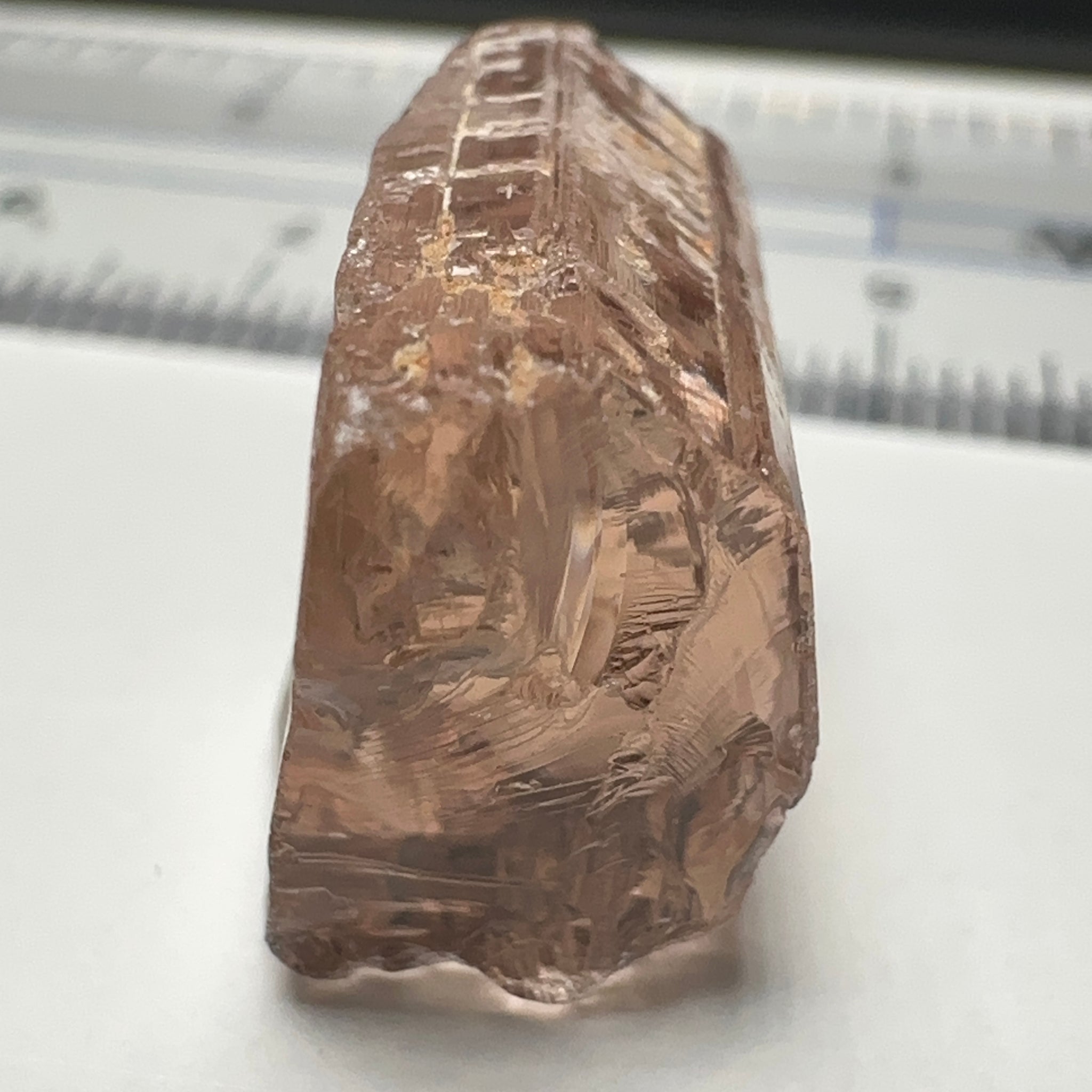 Peach Pink Scapolite, 21.31ct, Very Rare, Tanzania, Untreated Unheated, VVS-IF (flawless)