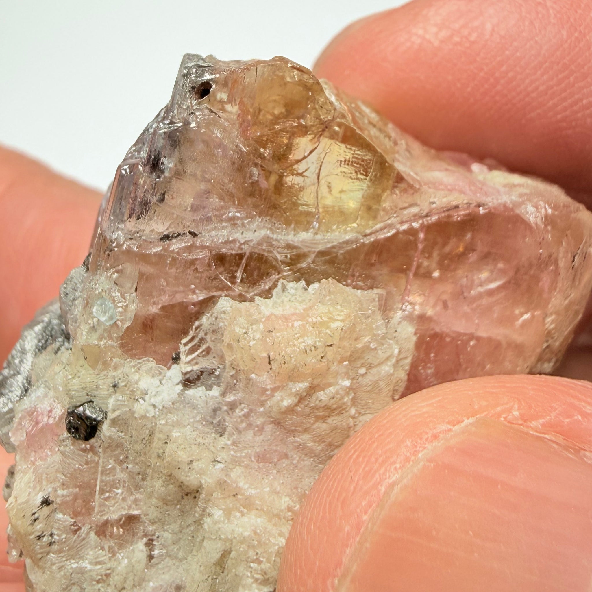 Pink Tanzanite Crystal Specimen, 139.66ct, Merelani, Tanzania. Unheated Unheated