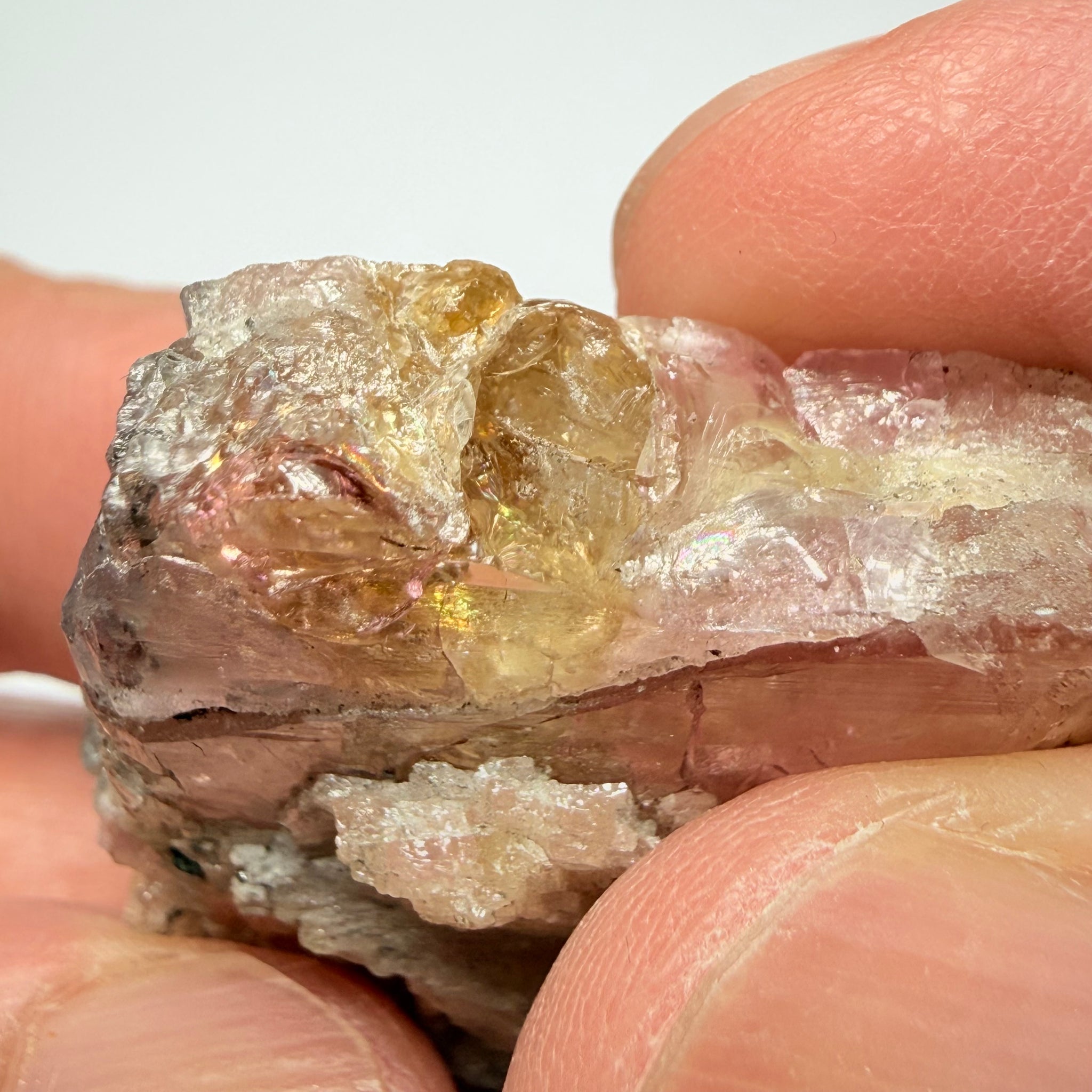Pink Tanzanite Crystal Specimen, 139.66ct, Merelani, Tanzania. Unheated Unheated