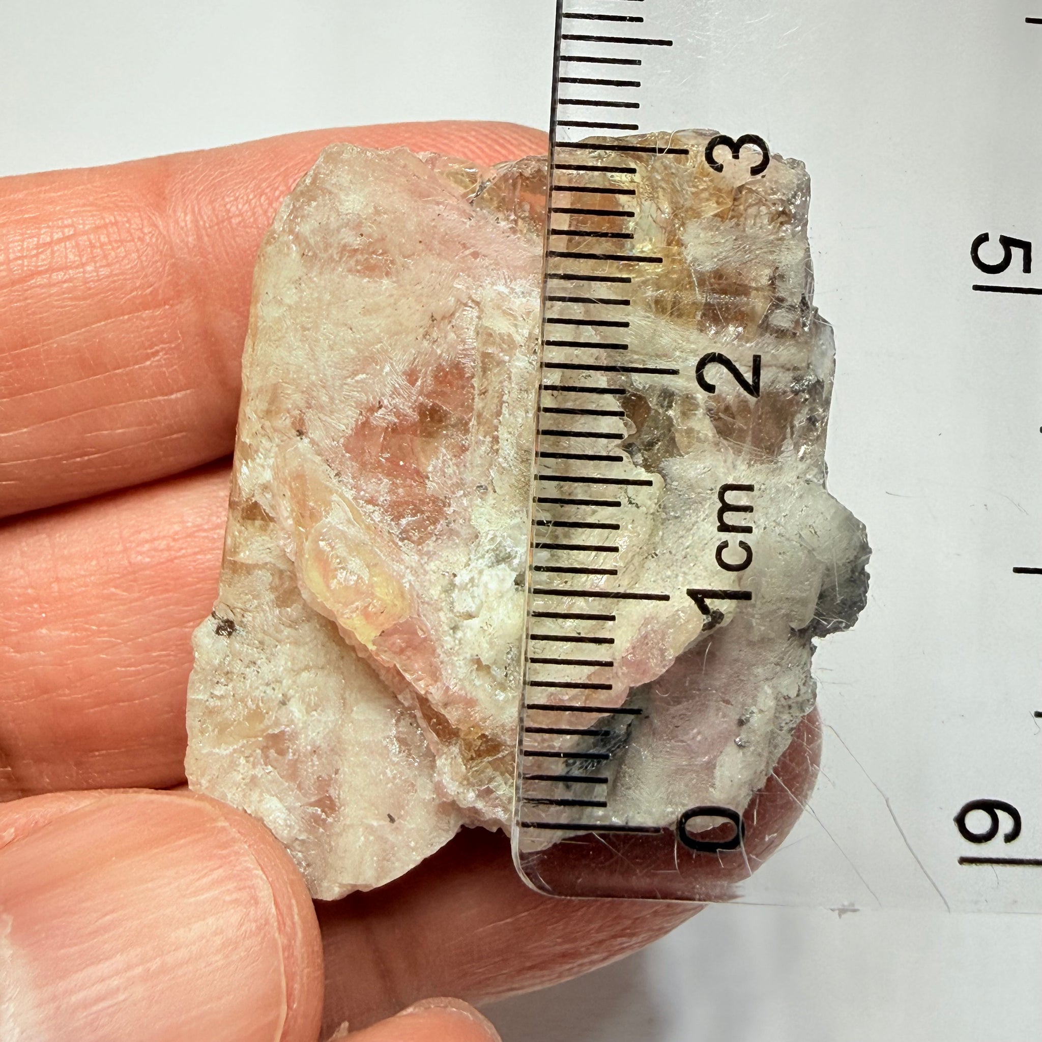 Pink Tanzanite Crystal Specimen, 139.66ct, Merelani, Tanzania. Unheated Unheated