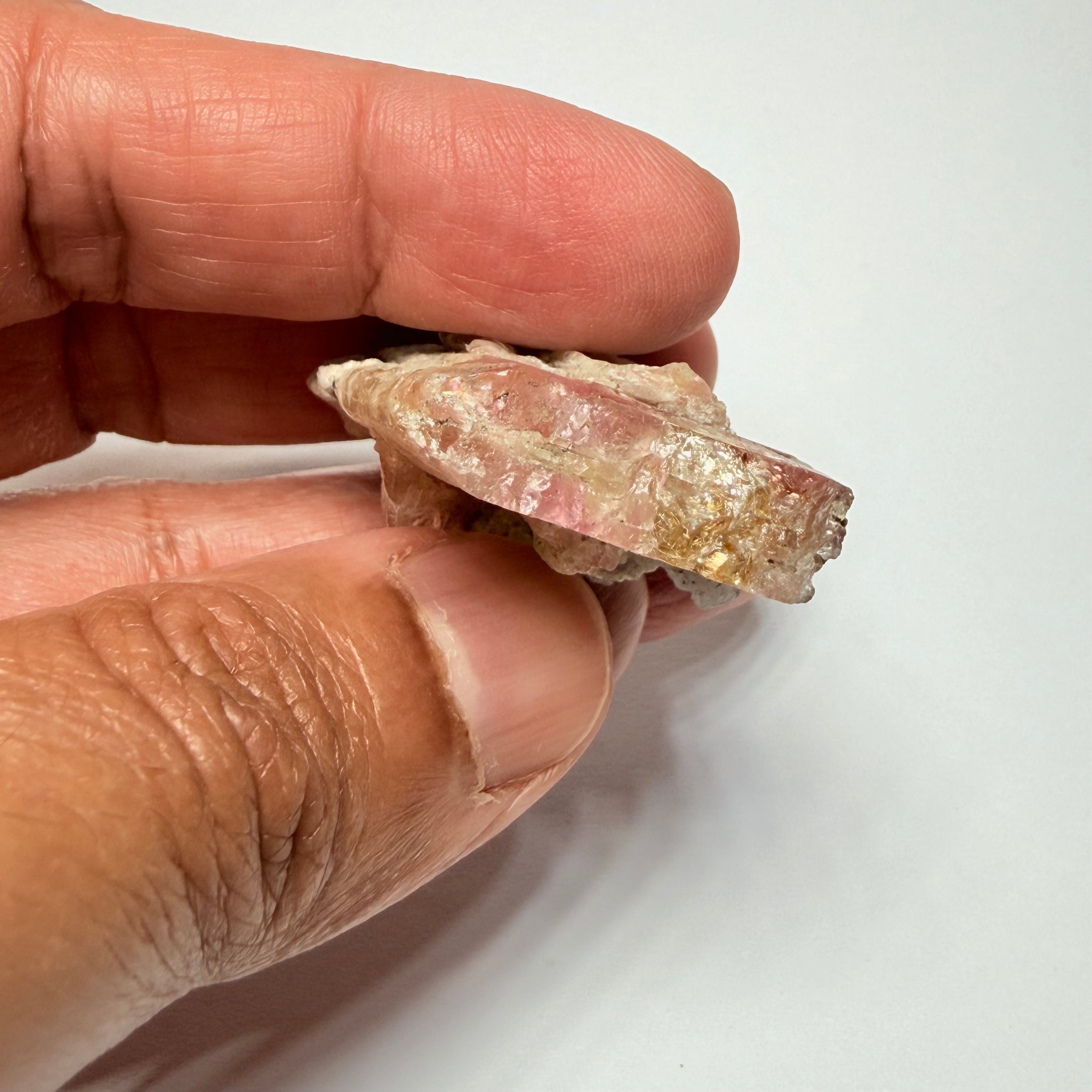 Pink Tanzanite Crystal Specimen, 139.66ct, Merelani, Tanzania. Unheated Unheated