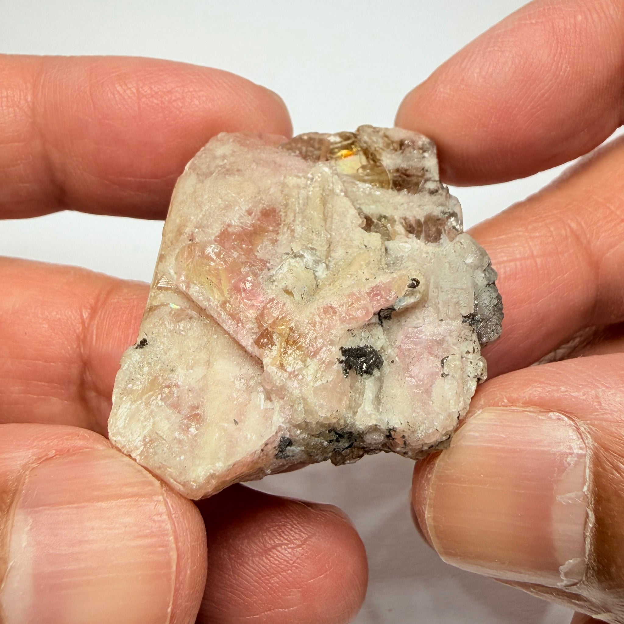 Pink Tanzanite Crystal Specimen, 139.66ct, Merelani, Tanzania. Unheated Unheated