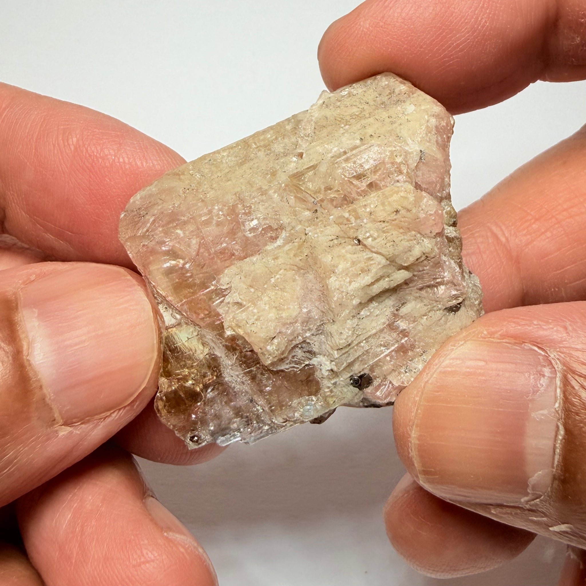 Pink Tanzanite Crystal Specimen, 139.66ct, Merelani, Tanzania. Unheated Unheated