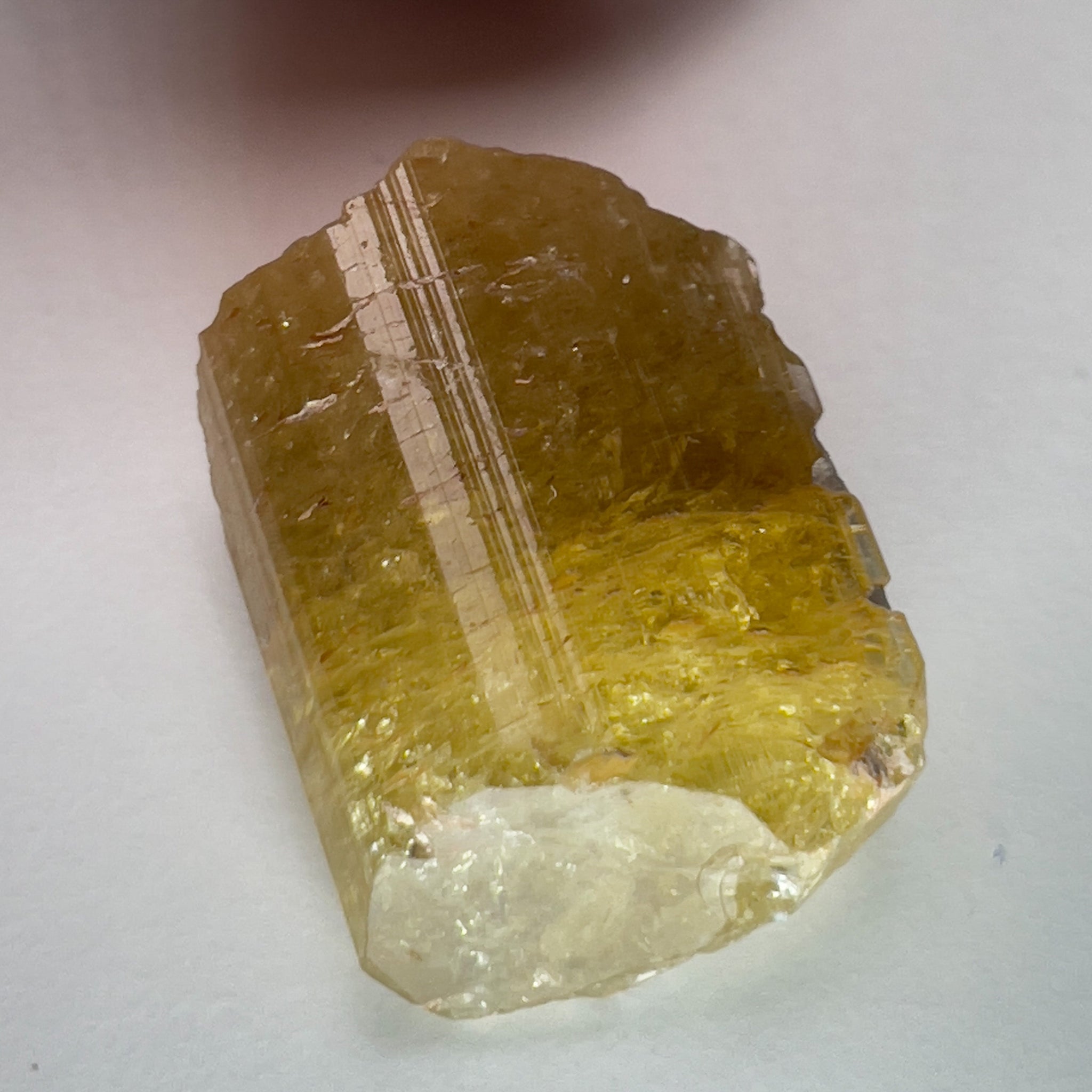 45.60Ct Tourmaline Crystal. Tanzania. Untreated Unheated.