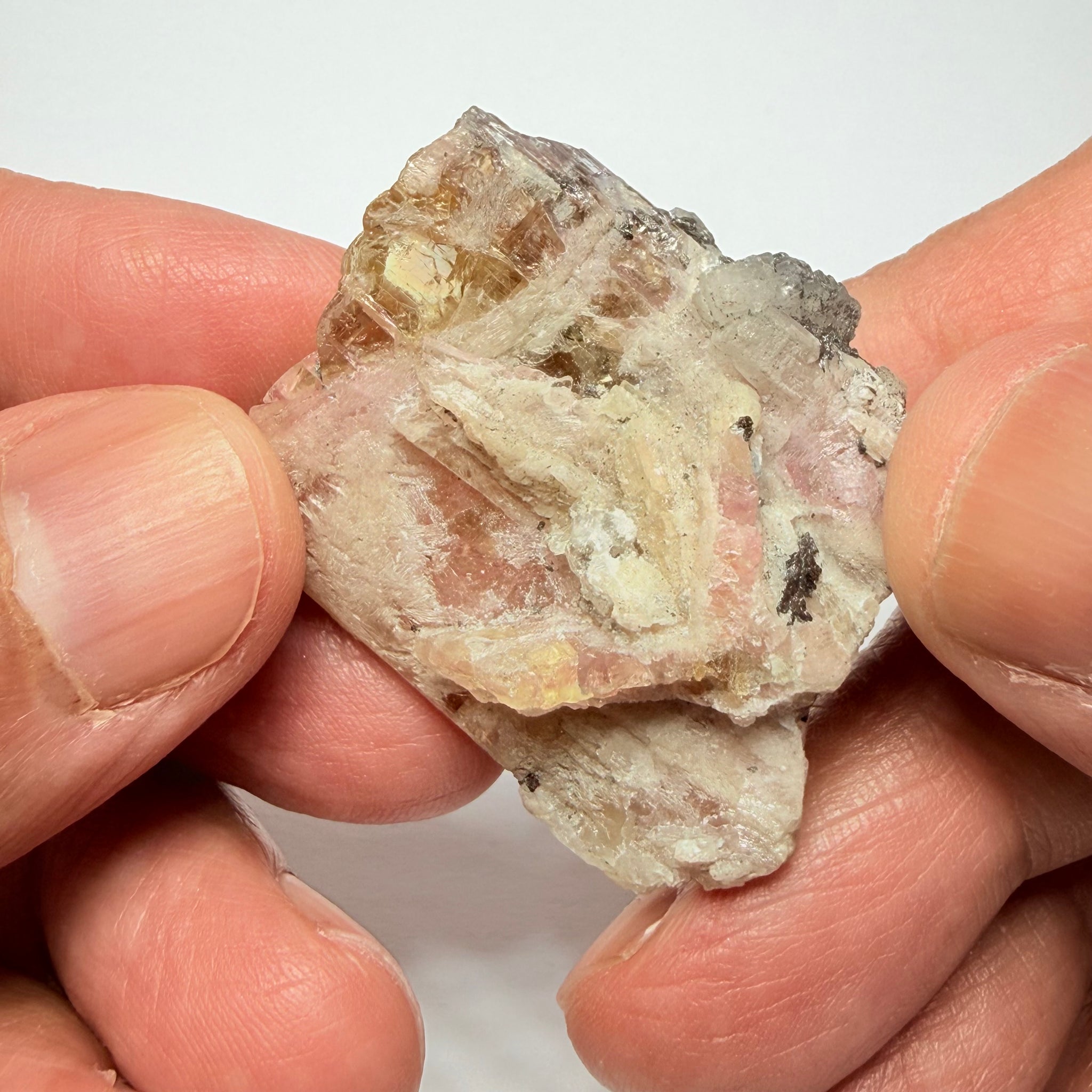 Pink Tanzanite Crystal Specimen, 139.66ct, Merelani, Tanzania. Unheated Unheated
