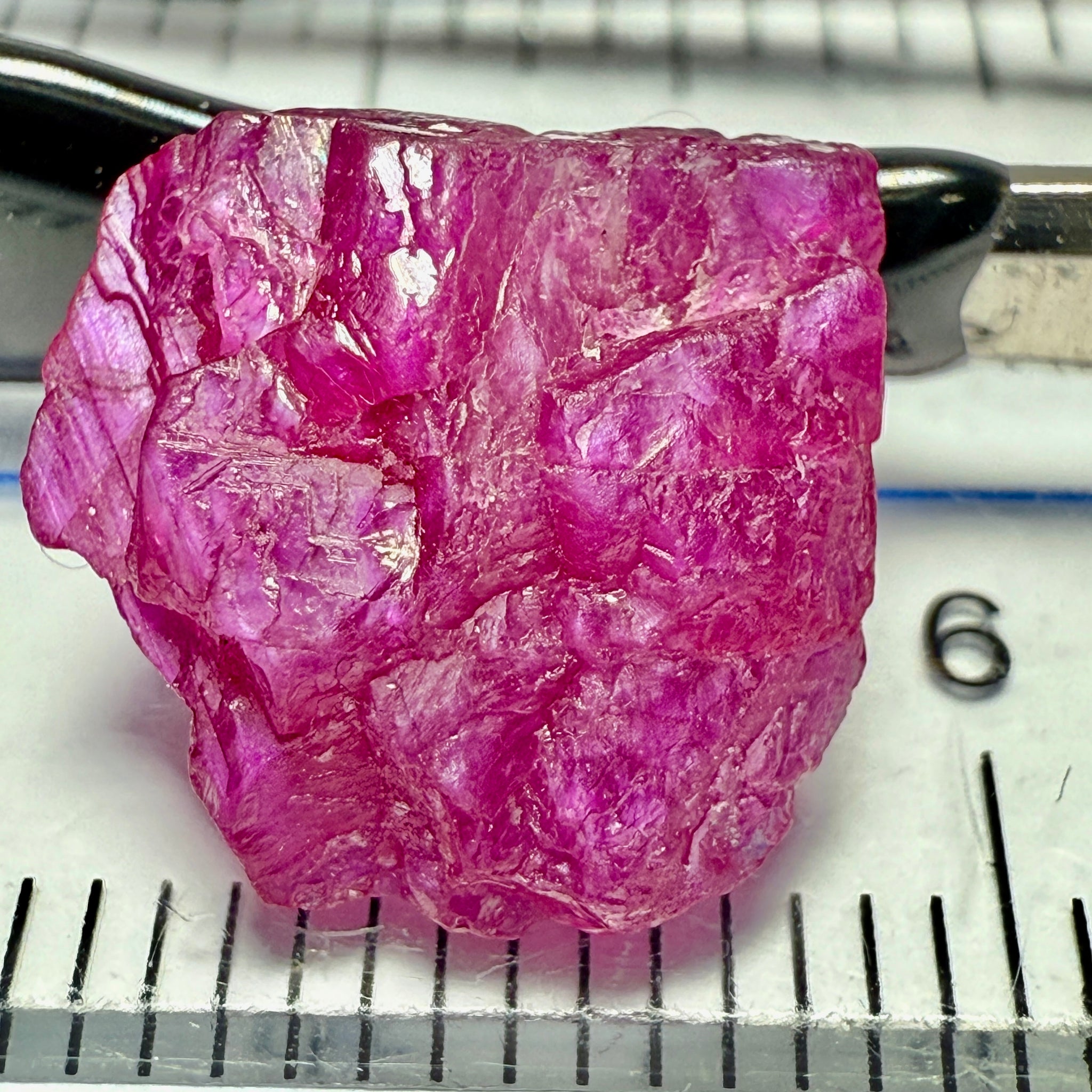 Ruby Crystal, 5.79ct, Longido, Tanzania, Untreated Unheated