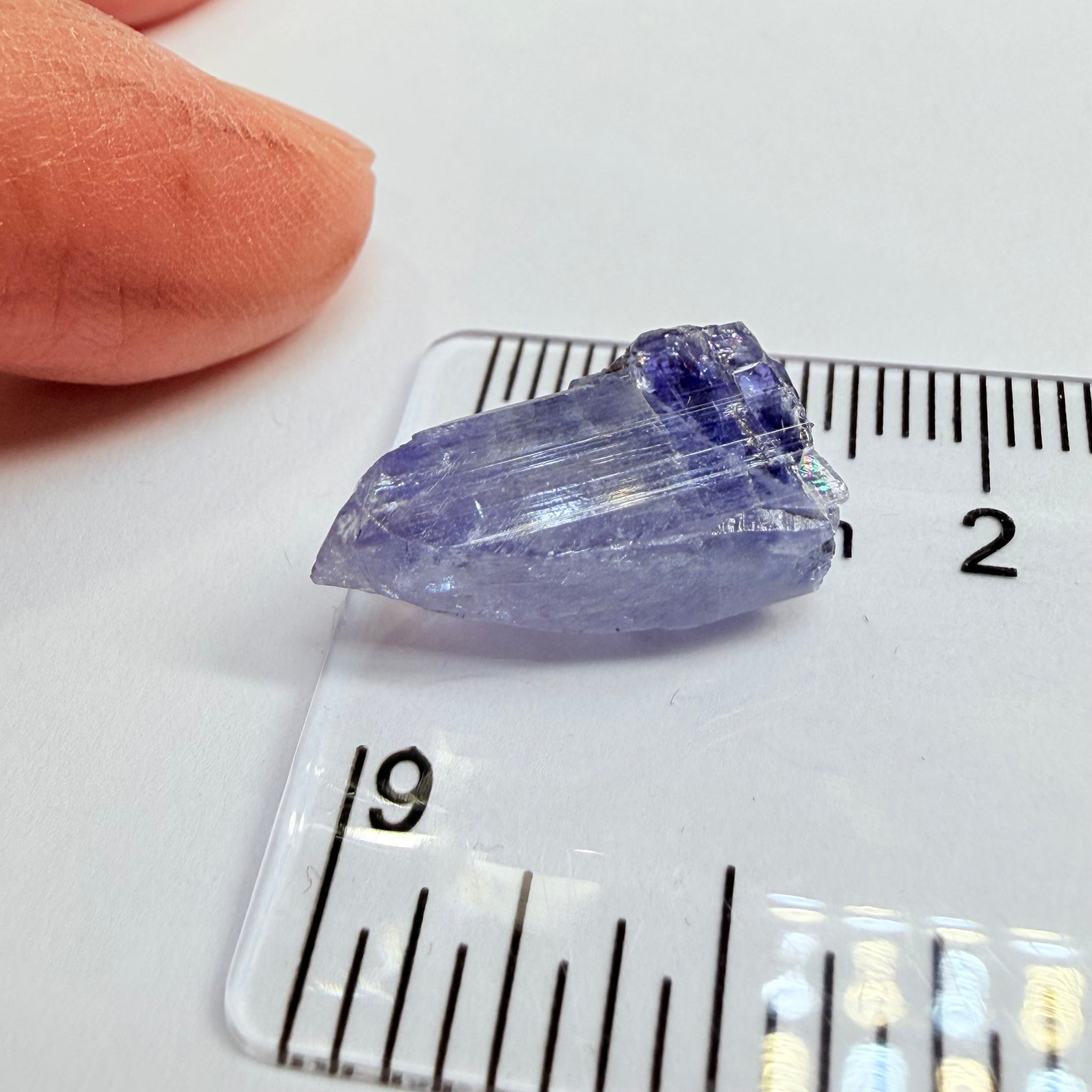 Tanzanite Crystal, 10.70ct, Merelani, Tanzania, Gently Heated