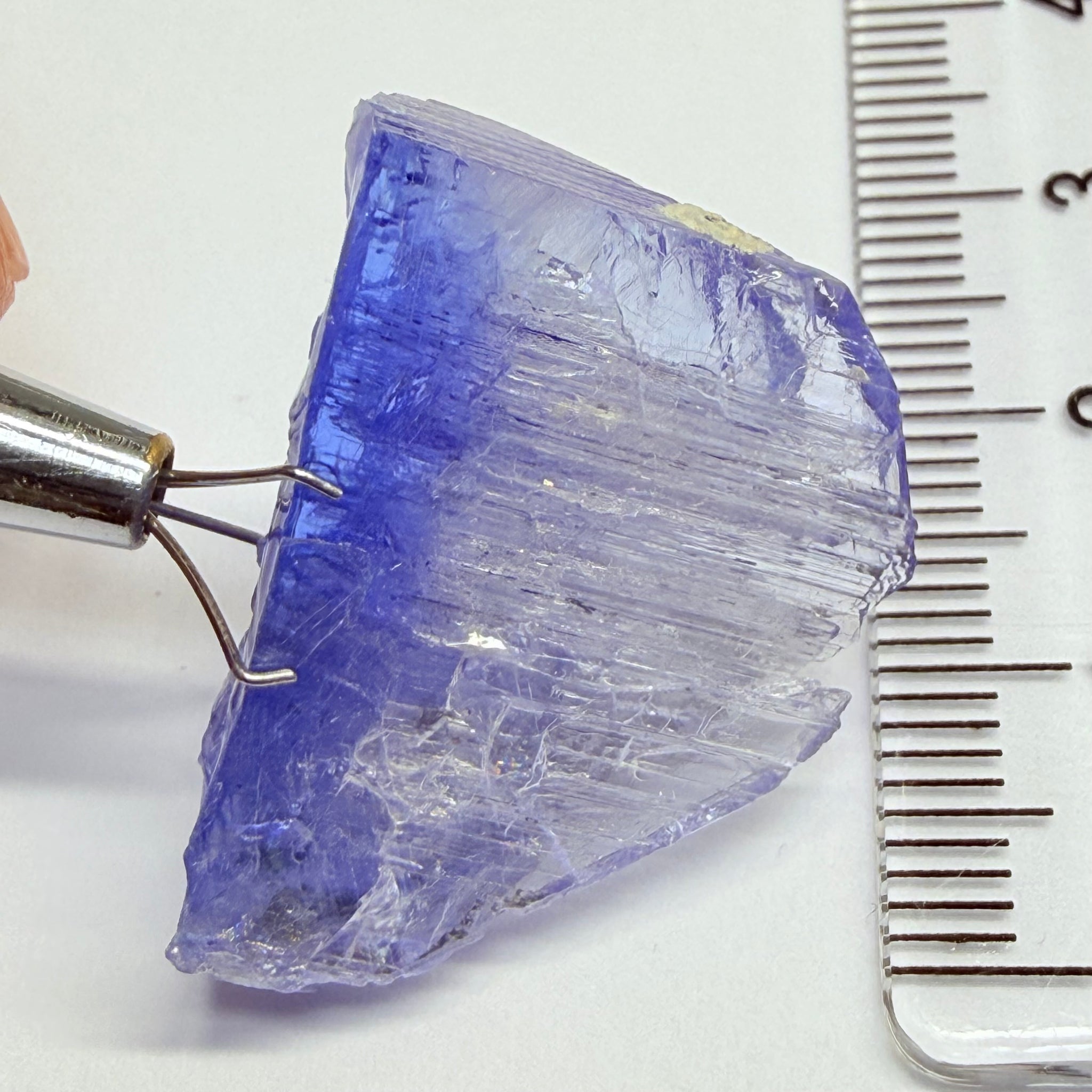 Tanzanite Crystal, 31.56ct, Merelani, Tanzania, Gently Heated